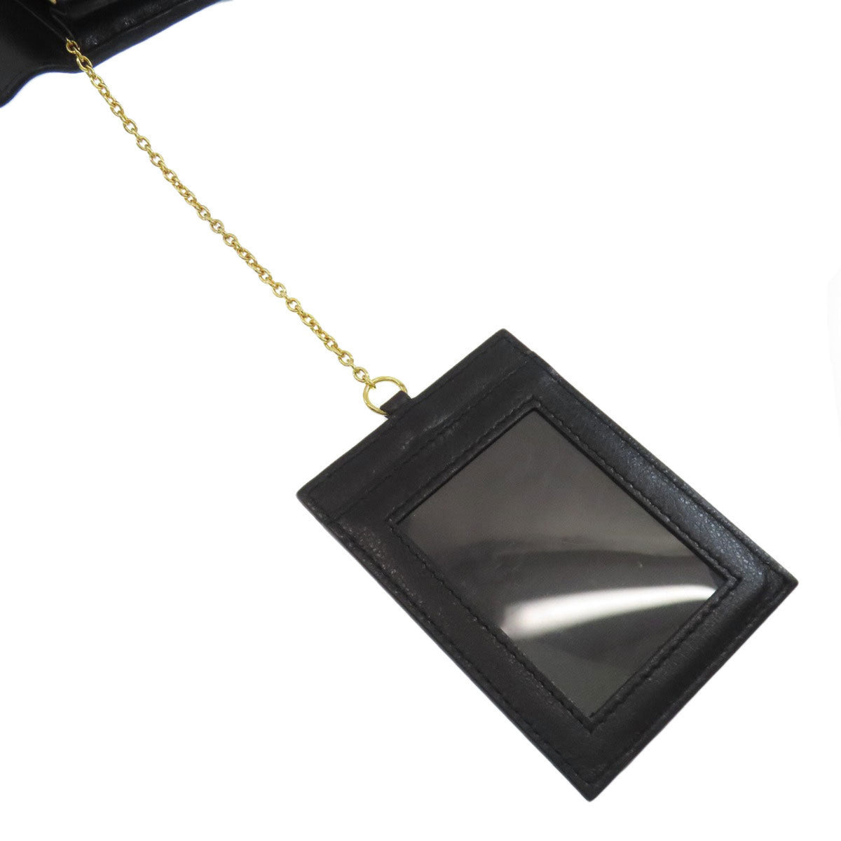 Prada Black Leather Long Wallet (Bi-Fold) (Pre-Owned)