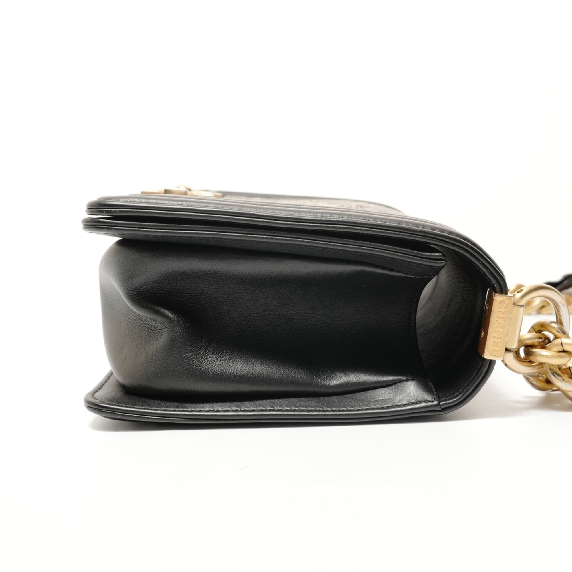 Chanel Boy Chanel Metallic Shoulder Bag (Pre-Owned)