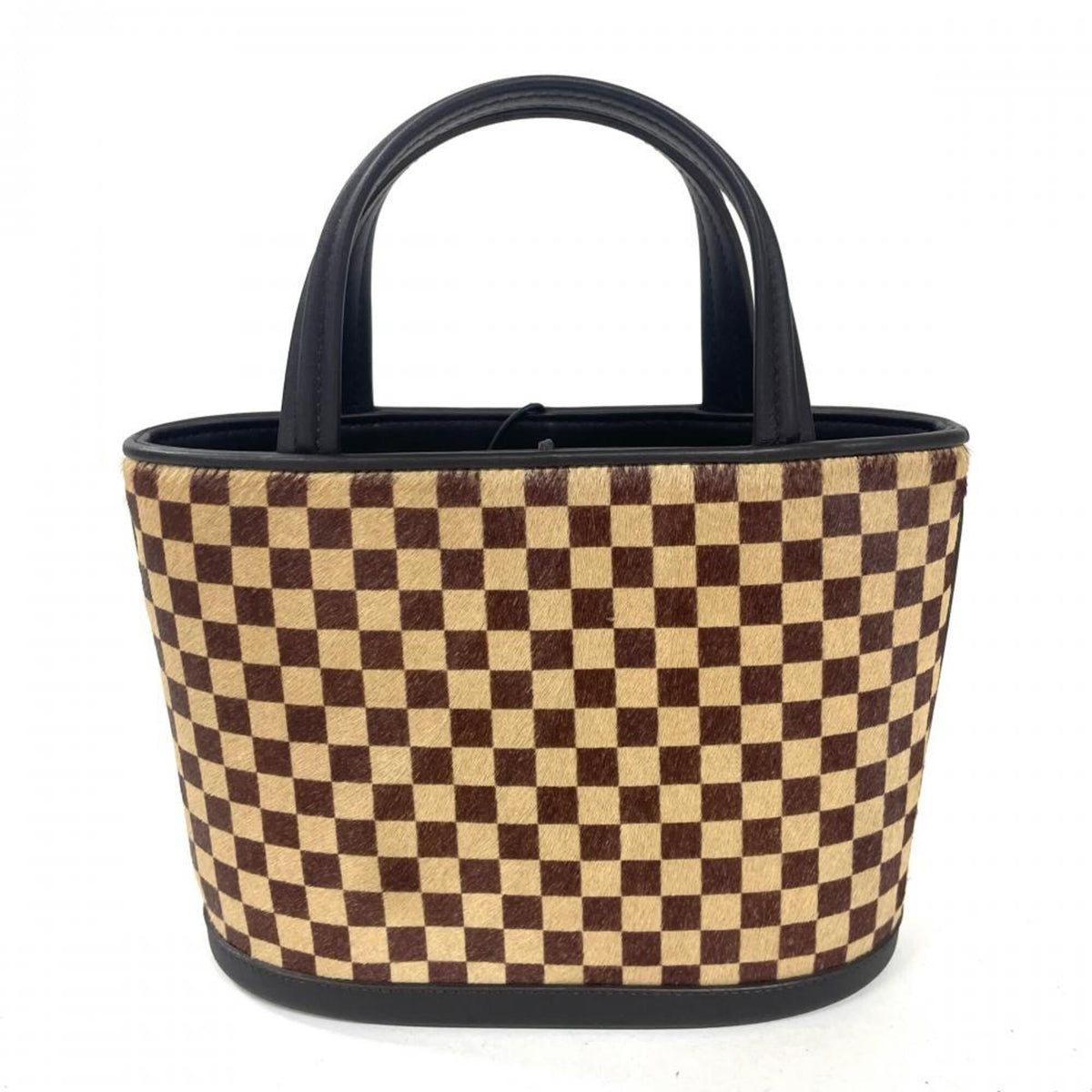 Louis Vuitton Brown Damier Sauvage Leather Handbag (Pre-Owned)