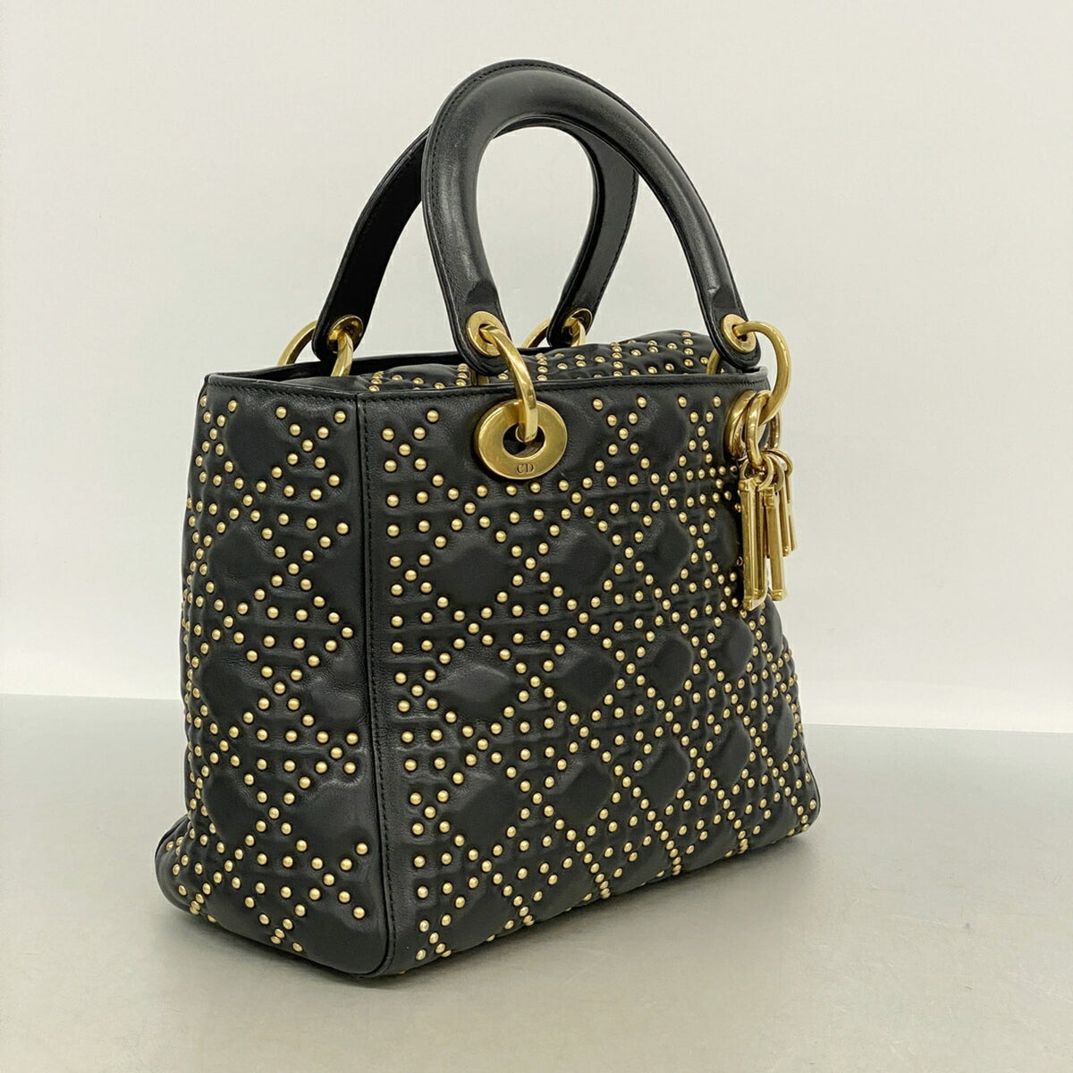 Christian Dior Black Leather Handbag (Pre-Owned)