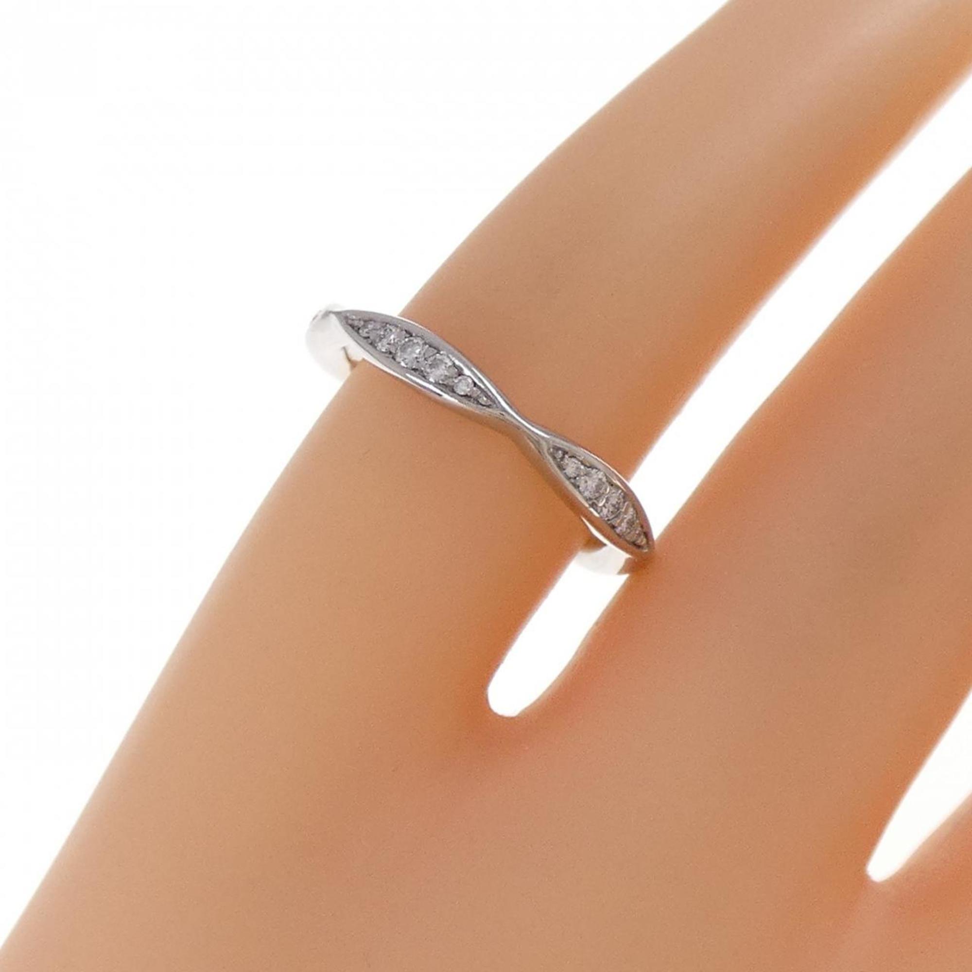 Chanel Platinum 950 Band Ring (Pre-Owned)