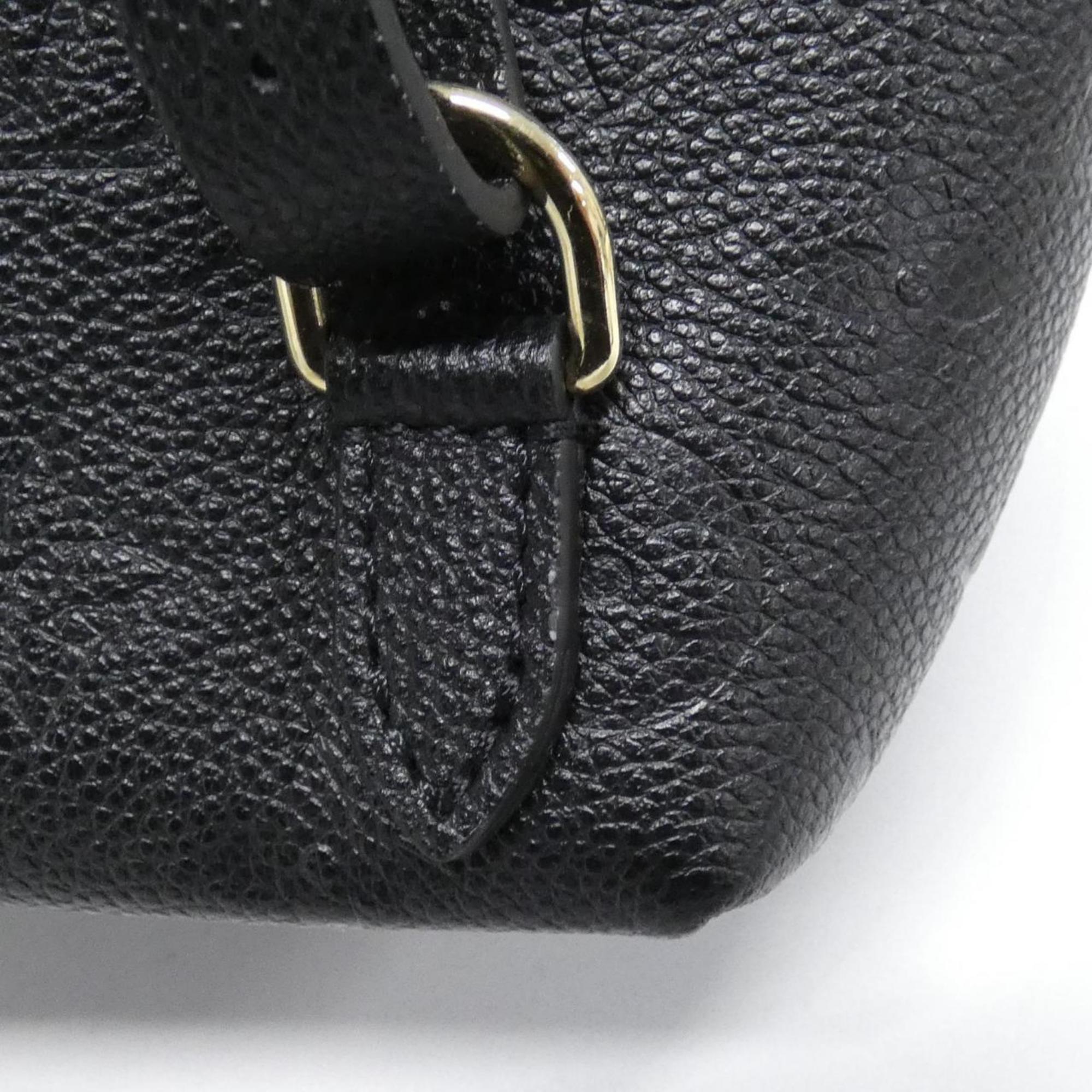 Louis Vuitton Black Leather Backpack (Pre-Owned)