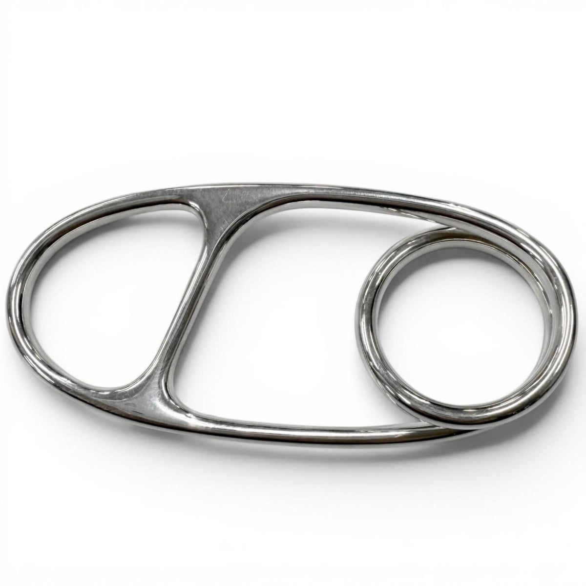 Hermes Silver Silver 925 Band Ring (Pre-Owned)