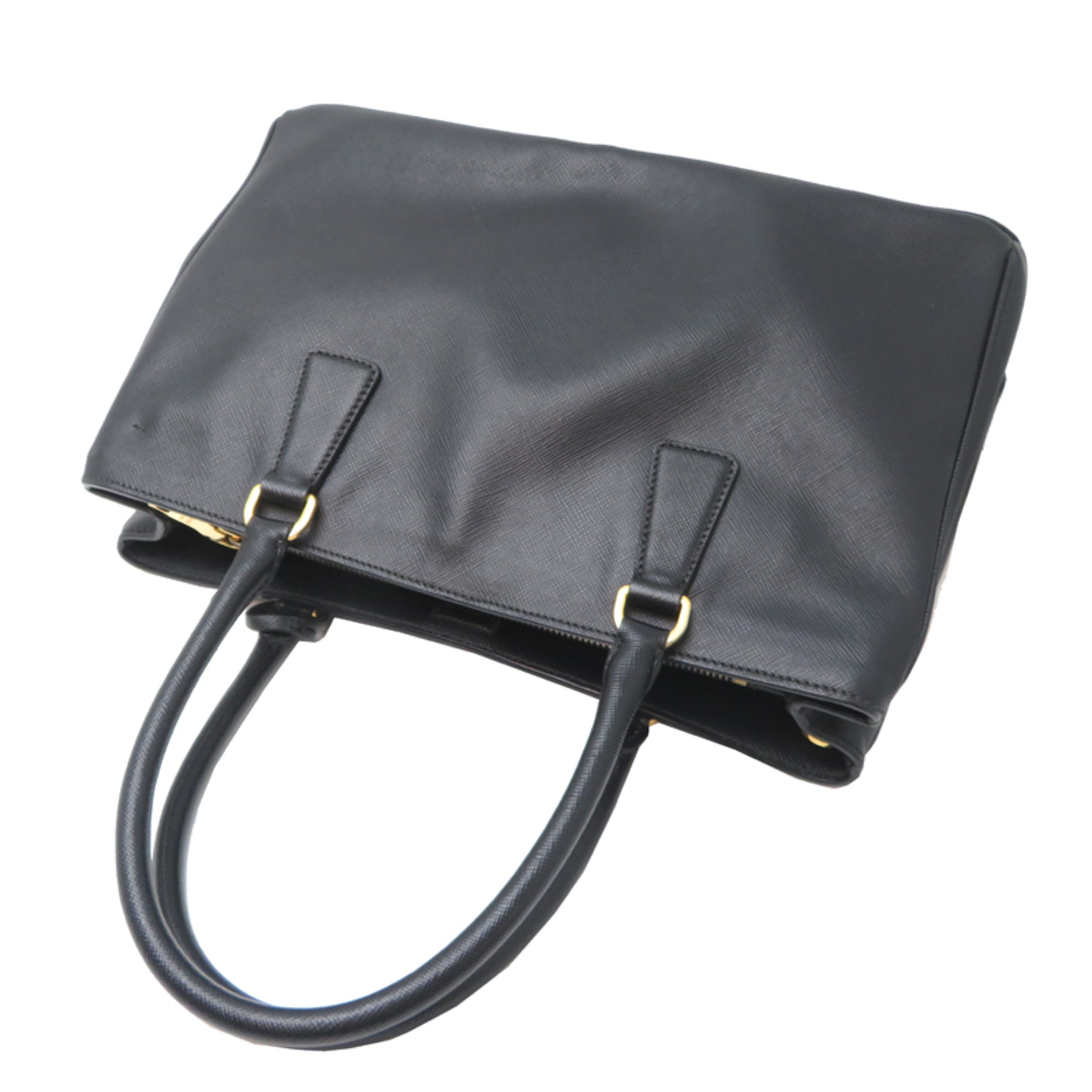 Prada Black Leather Handbag (Pre-Owned)
