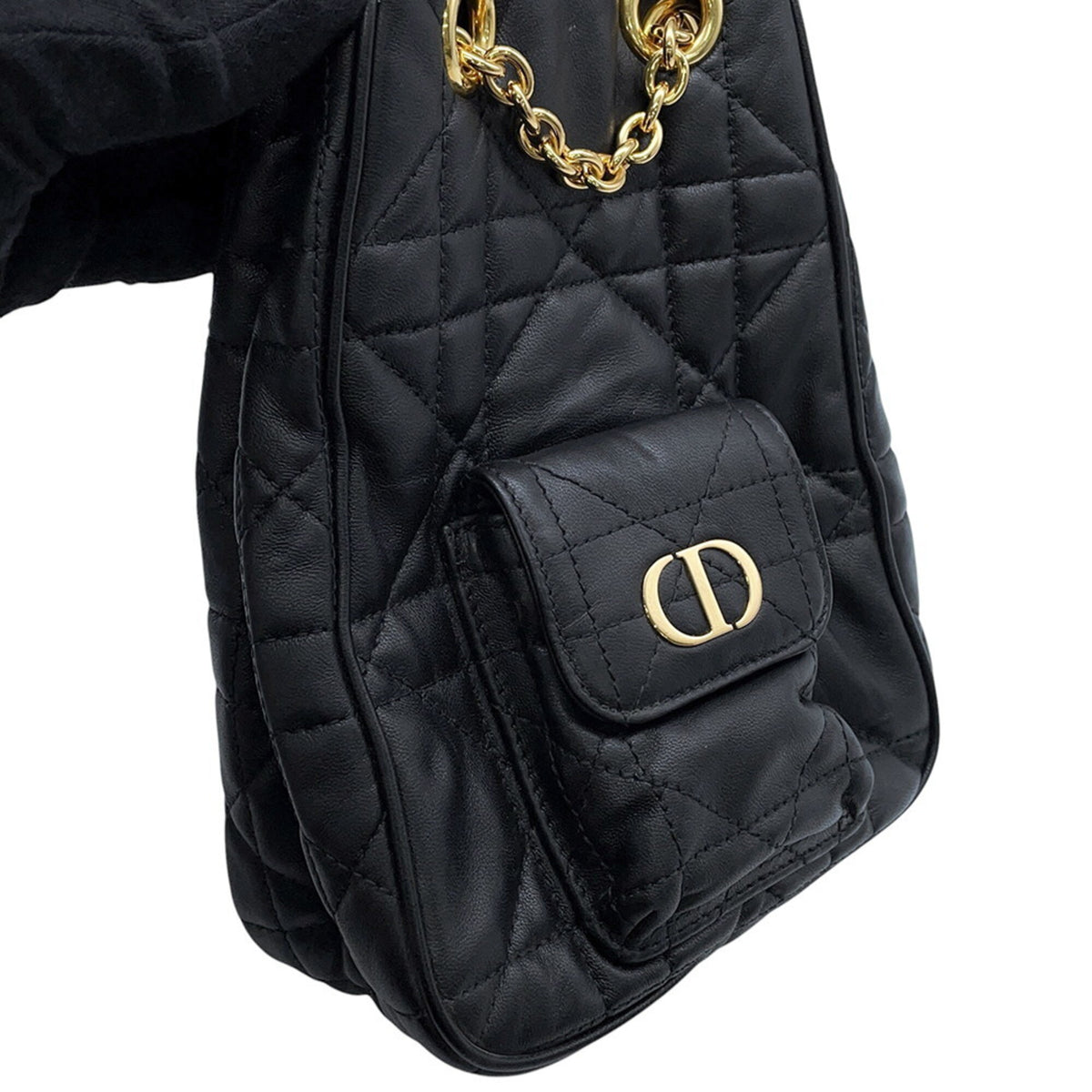 Christian Dior Black Leather Handbag (Pre-Owned)