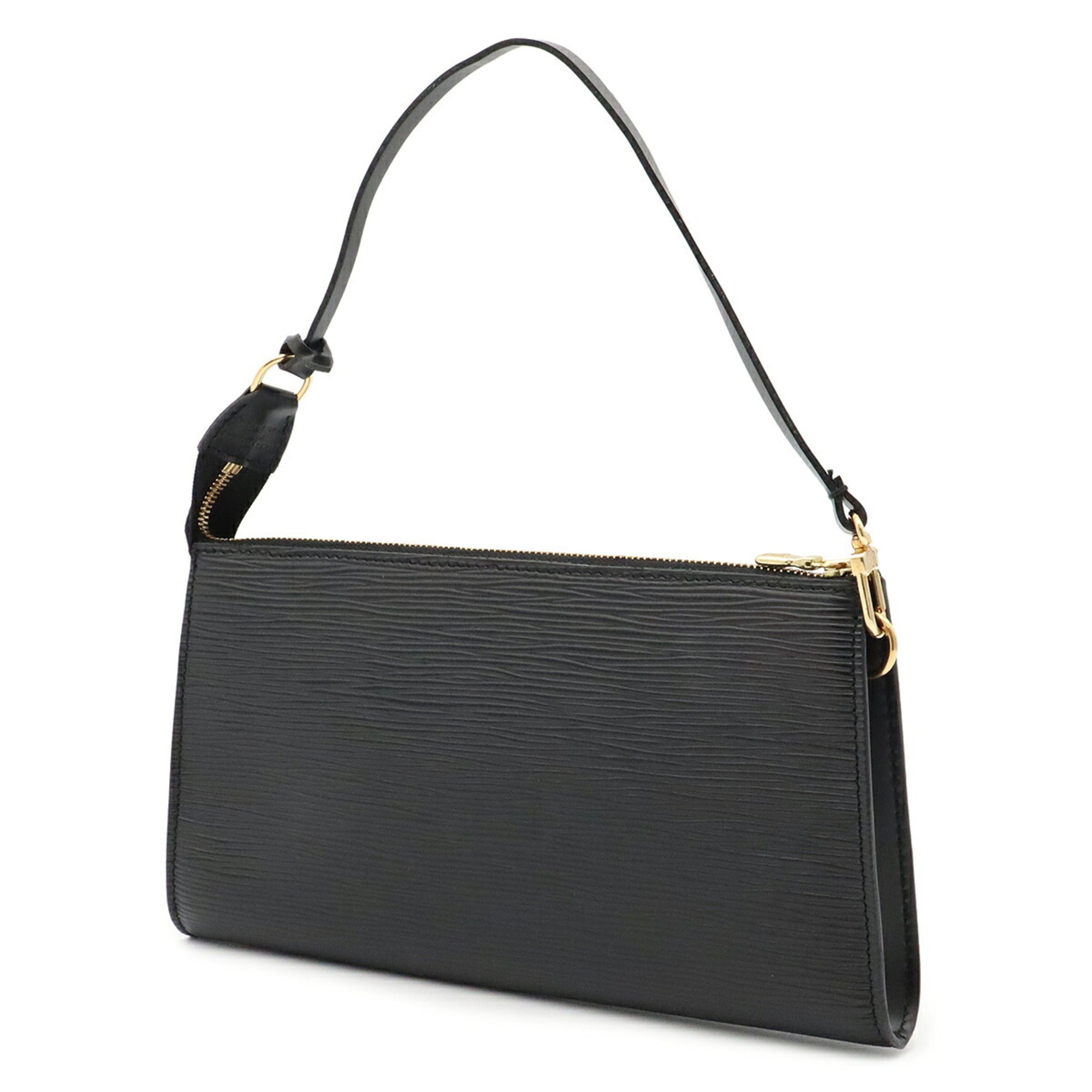 Louis Vuitton Black Galle Noir Epi Leather Handbag Pochette Pouch (Pre-Owned)