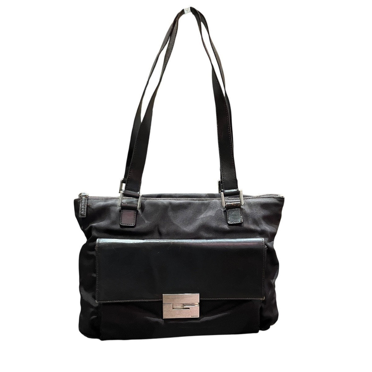 Gucci Brown Pvc Leather Shoulder Bag (Pre-Owned)