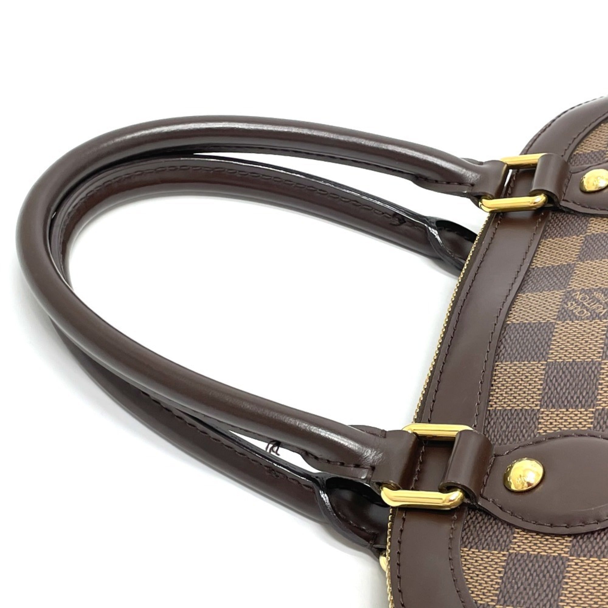 Louis Vuitton Brown Damier Canvas Ebene Damier Canvas Handbag Shoulder Bag (Pre-Owned)