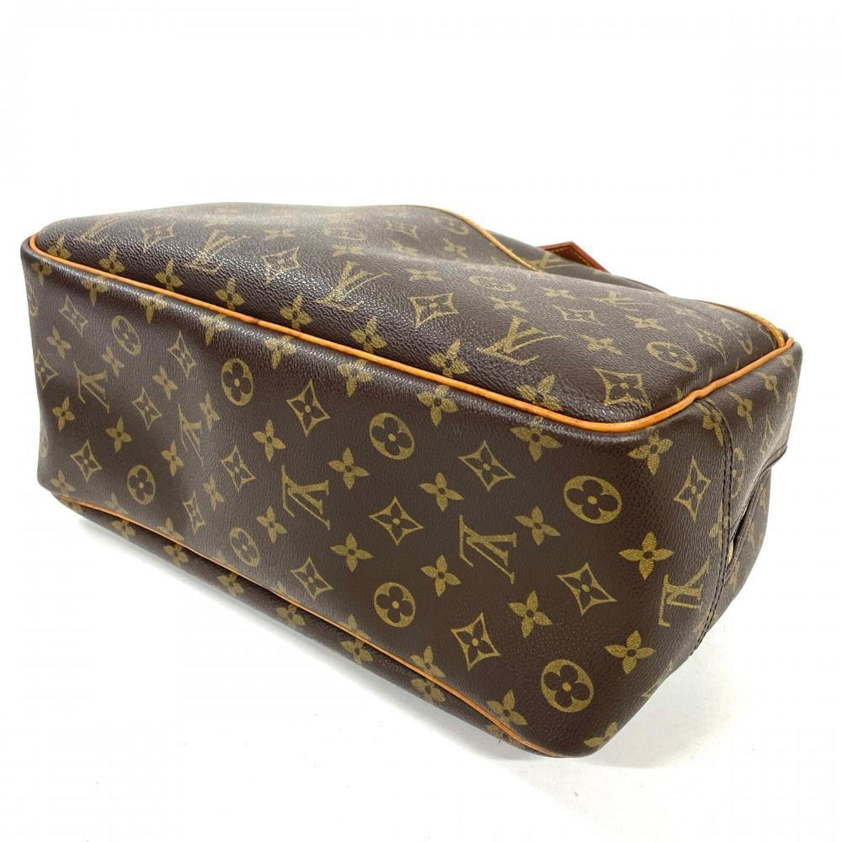 Louis Vuitton Brown Monogram Canvas Handbag (Pre-Owned)