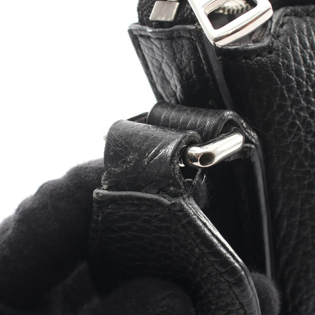 Gucci Black Leather Shoulder Bag (Pre-Owned)