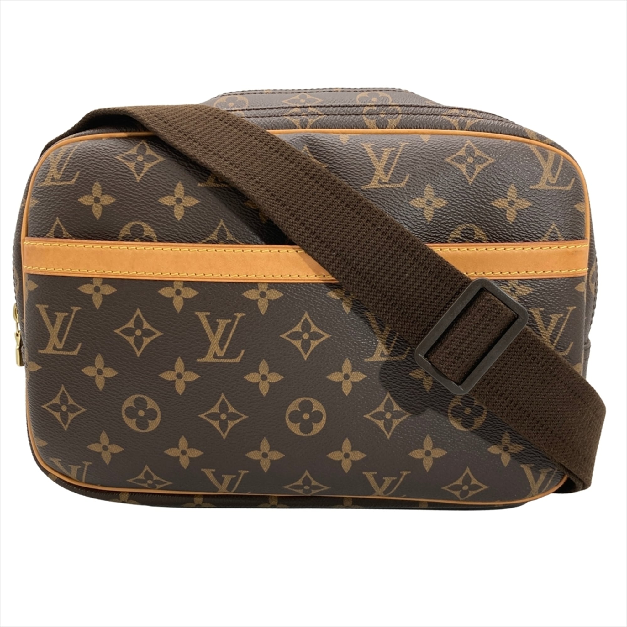 Louis Vuitton Brown Monogram Canvas Shoulder Bag (Pre-Owned)