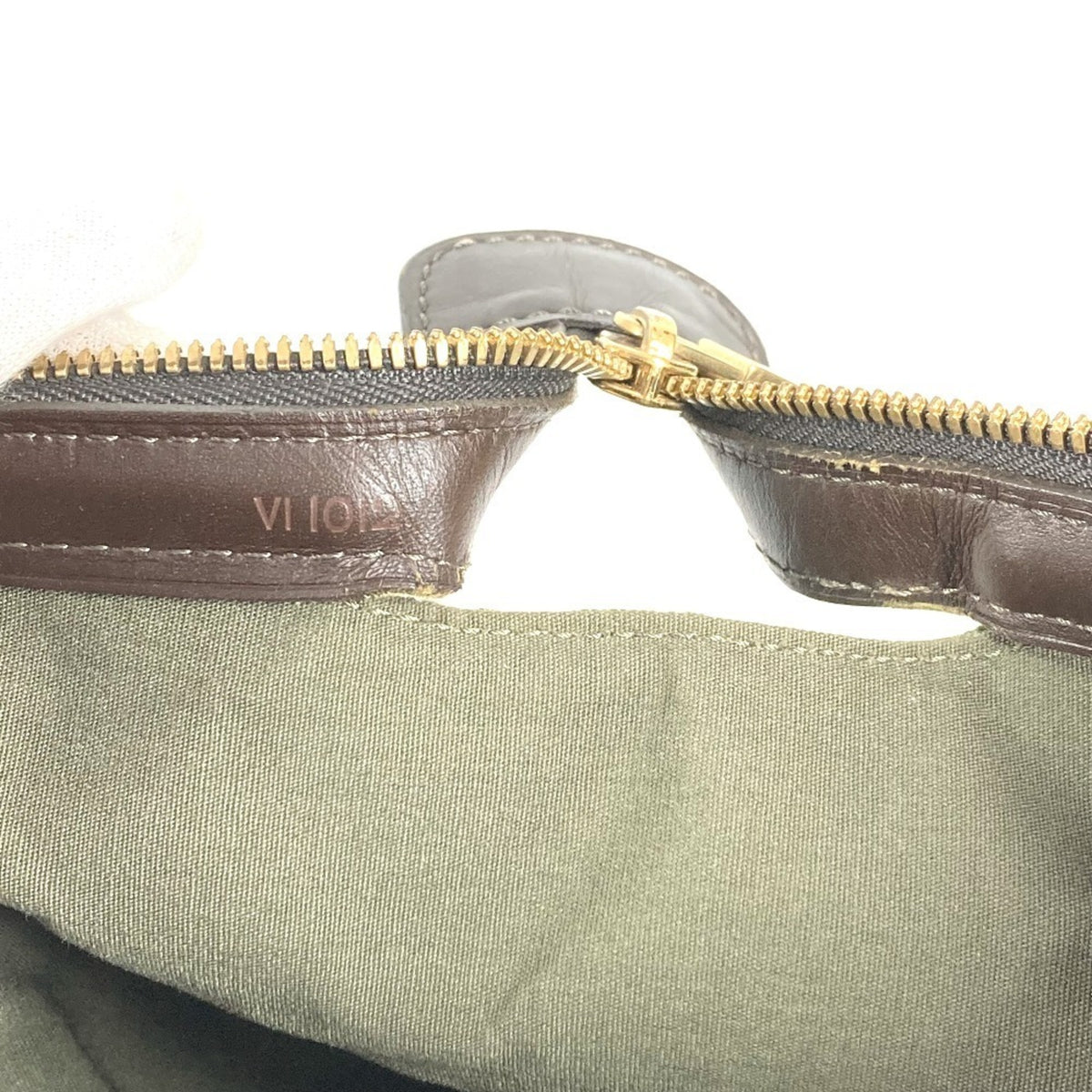 Louis Vuitton Khaki Monogram Mini Canvas Boston Bag Handbag Shoulder Bag (Pre-Owned)