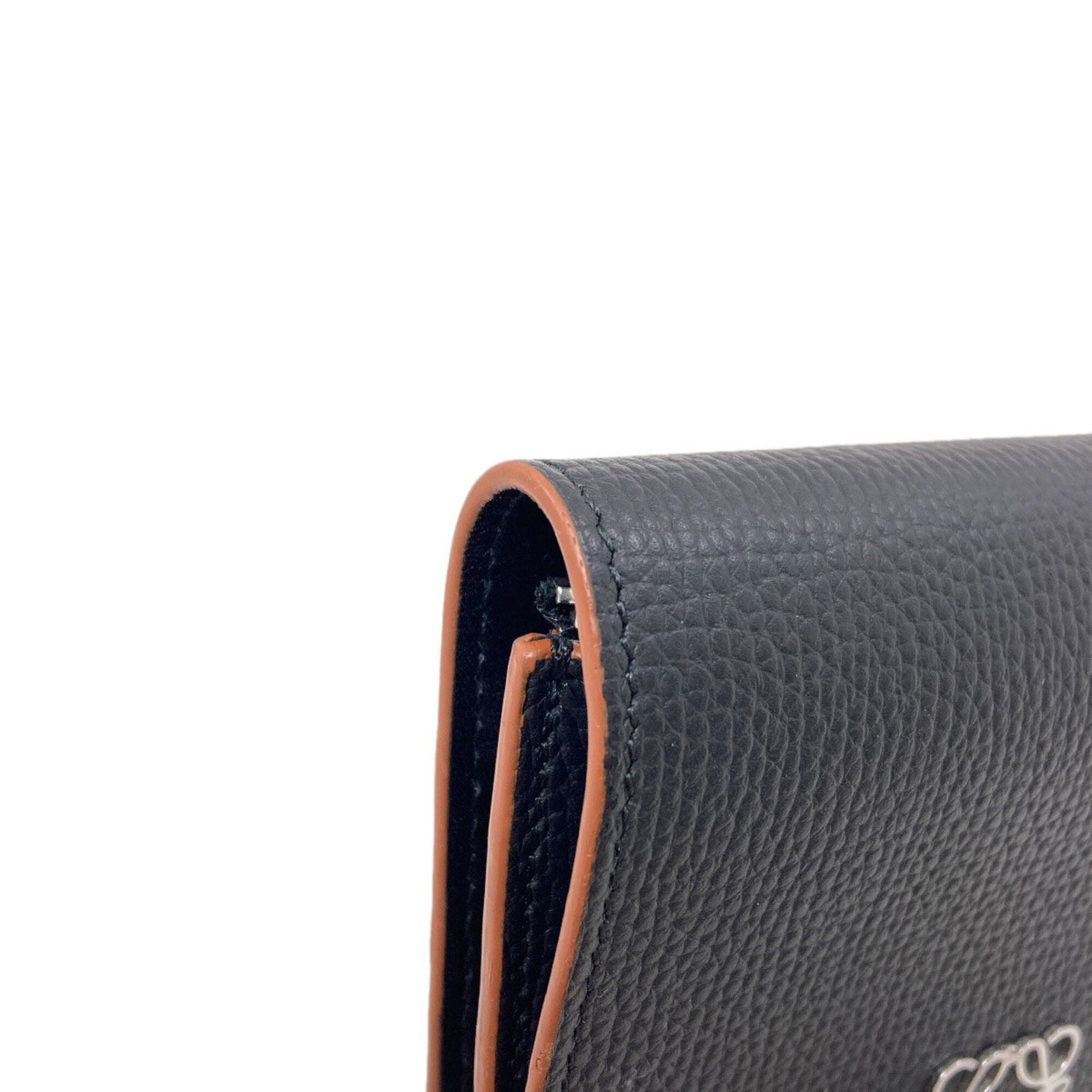 Loewe Black Leather Wallet (Bi-Fold) (Pre-Owned)