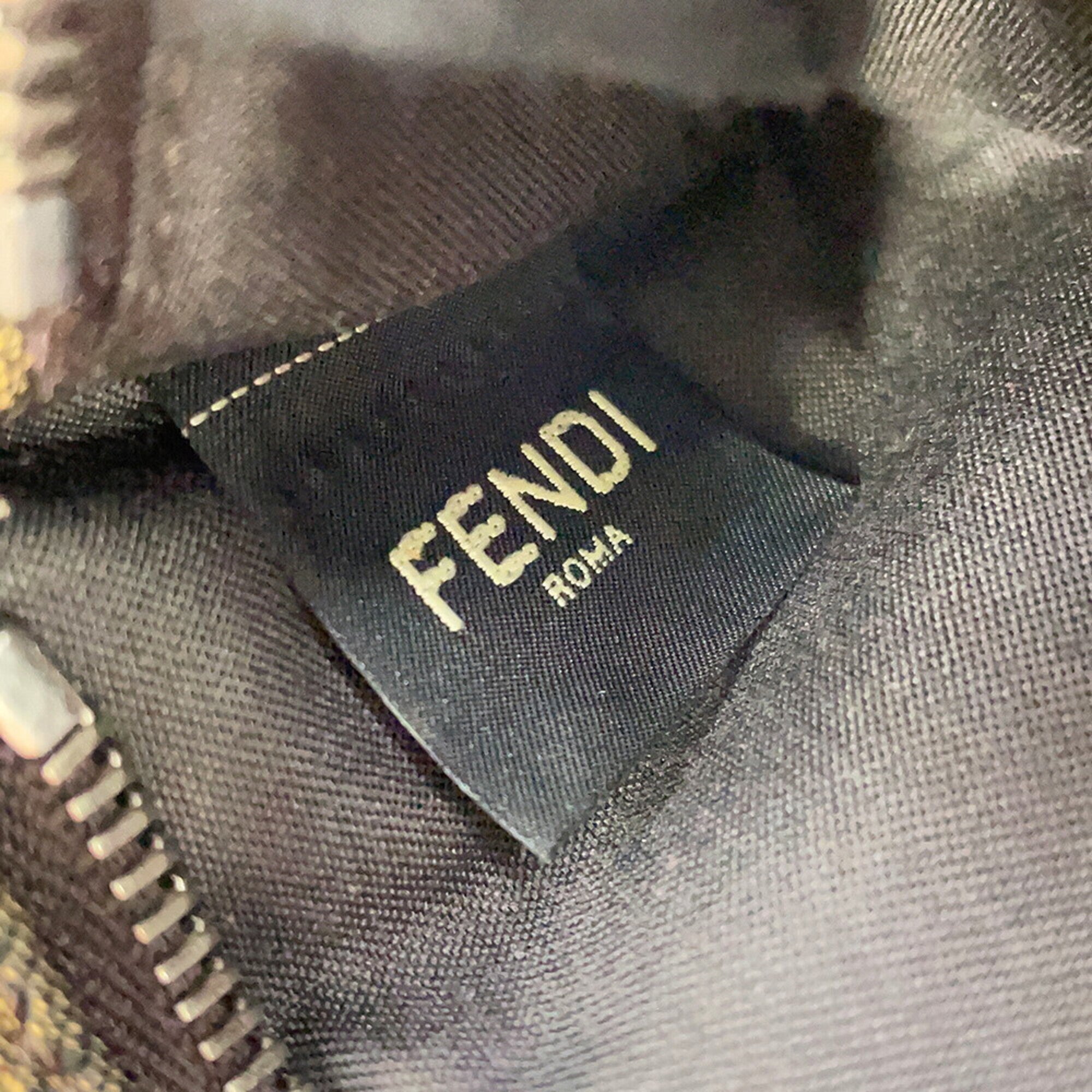 Fendi Brown Leather Canvas (Pre-Owned)