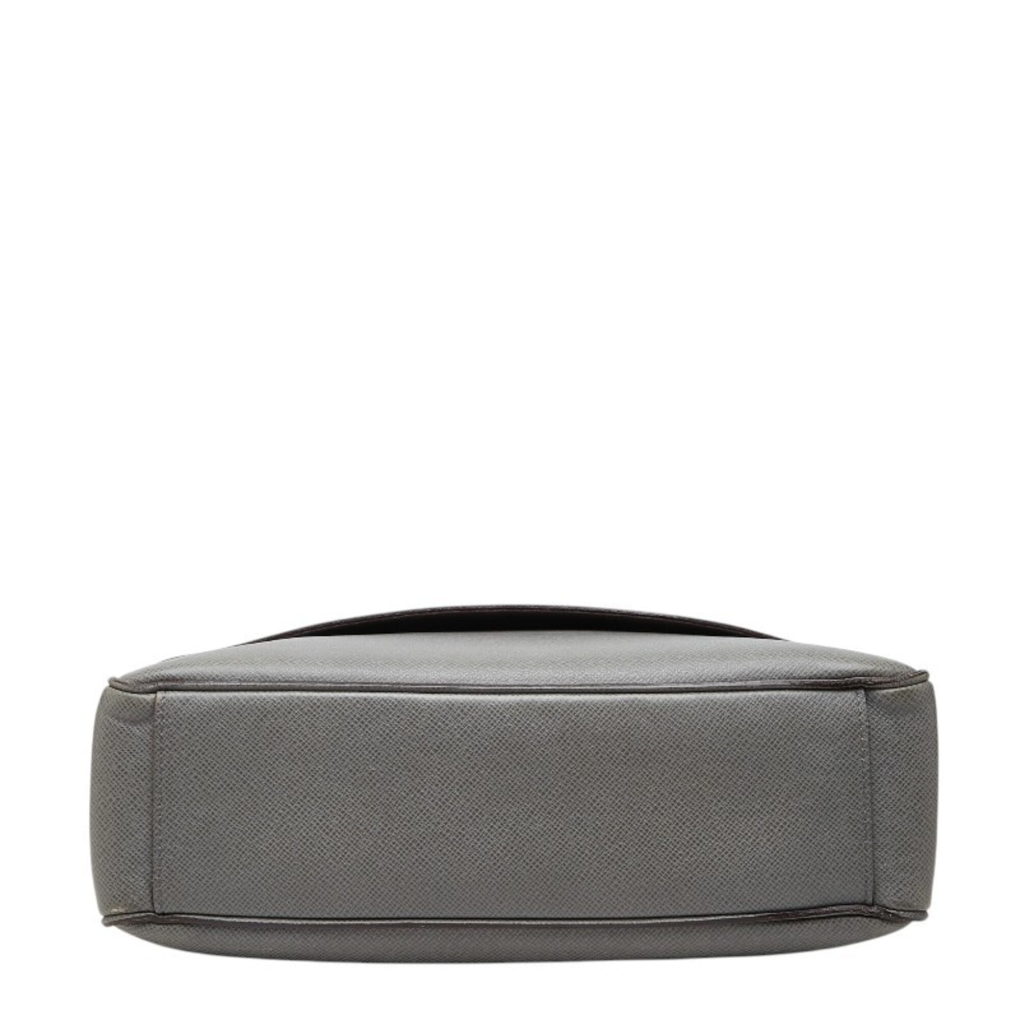 Louis Vuitton Glacier Gray Leather Shoulder Bag (Pre-Owned)