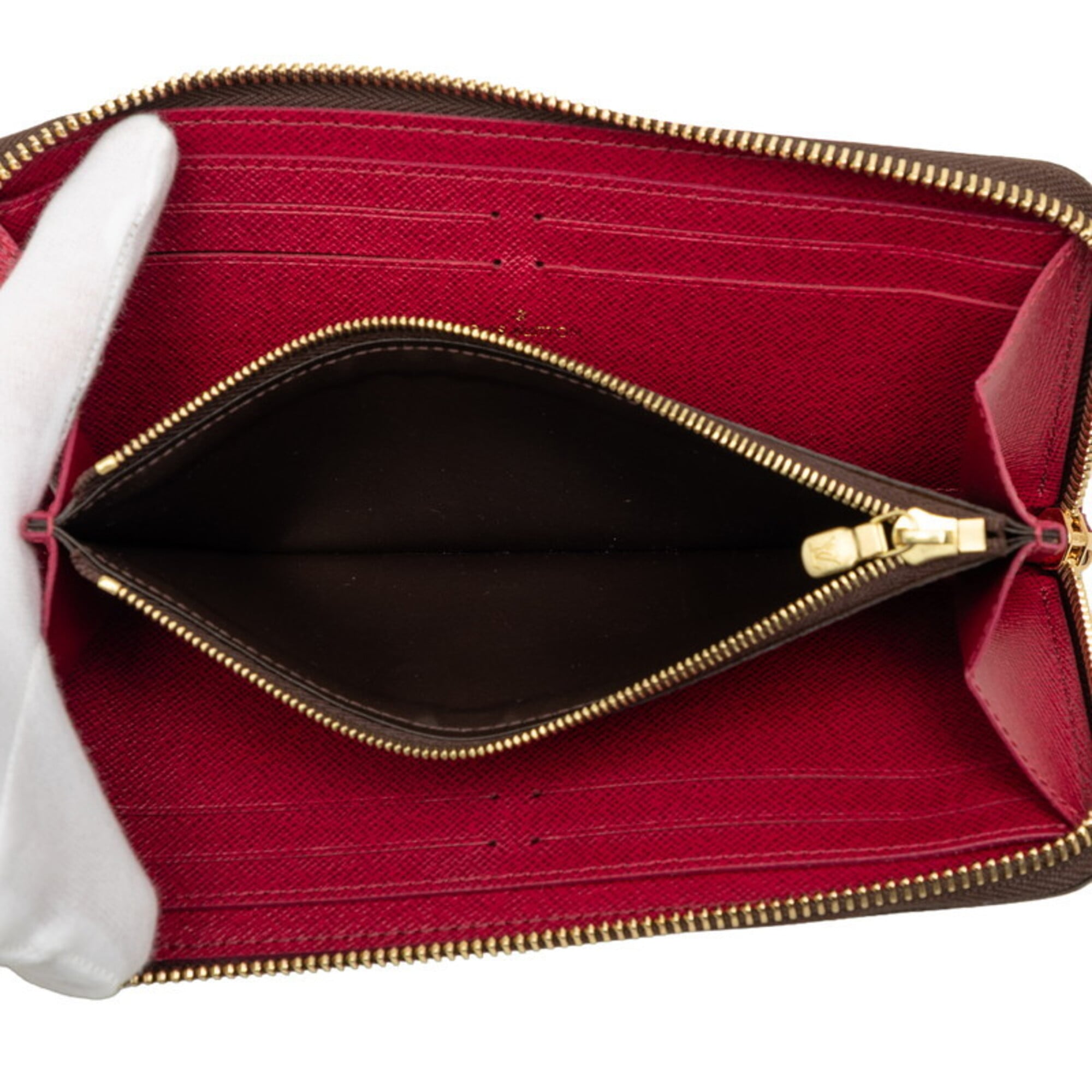Louis Vuitton Brown Fuchsia Monogram Monogram Coin Purse/Coin Case (Pre-Owned)