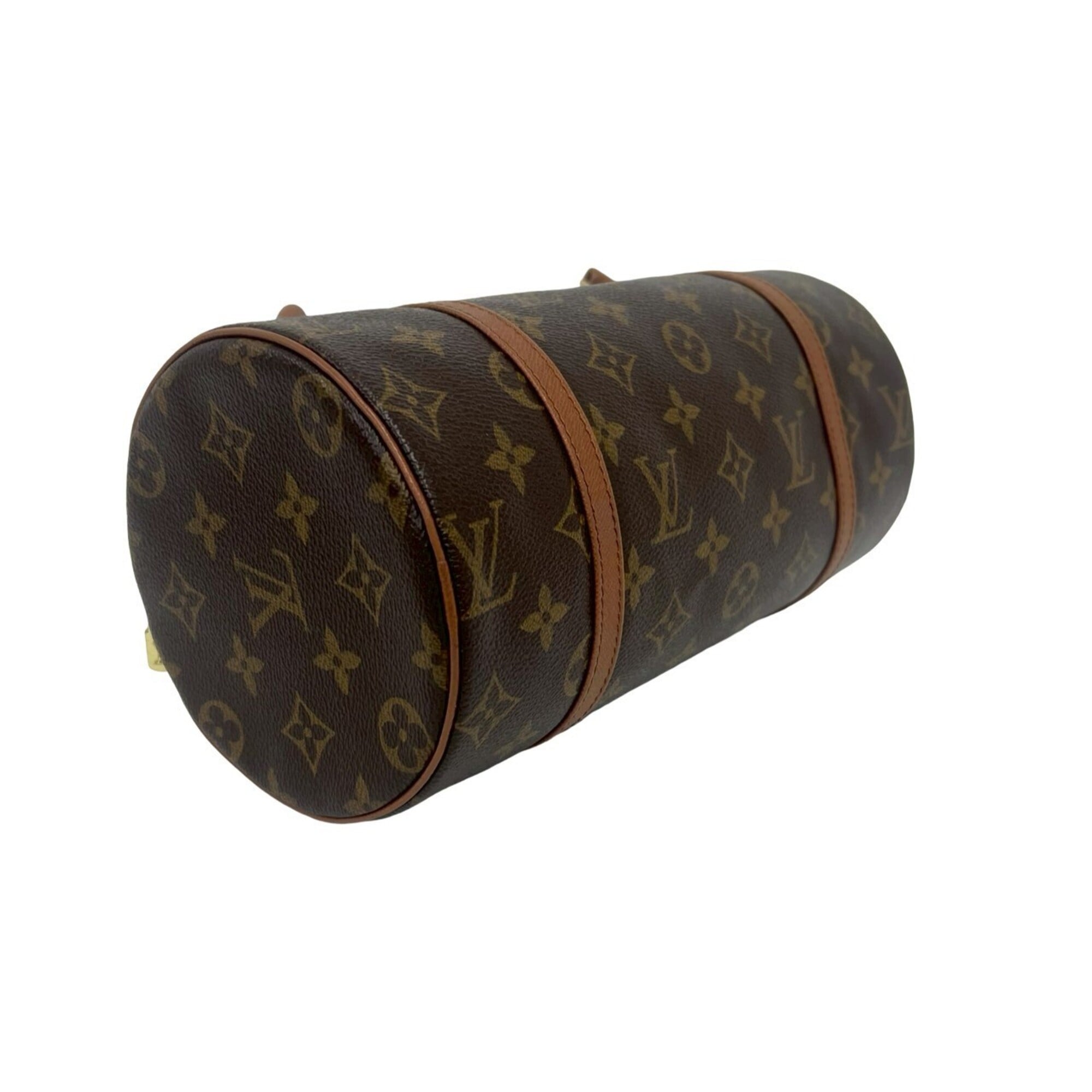 Louis Vuitton Brown Pvc Leather Boston Bag Handbag (Pre-Owned)