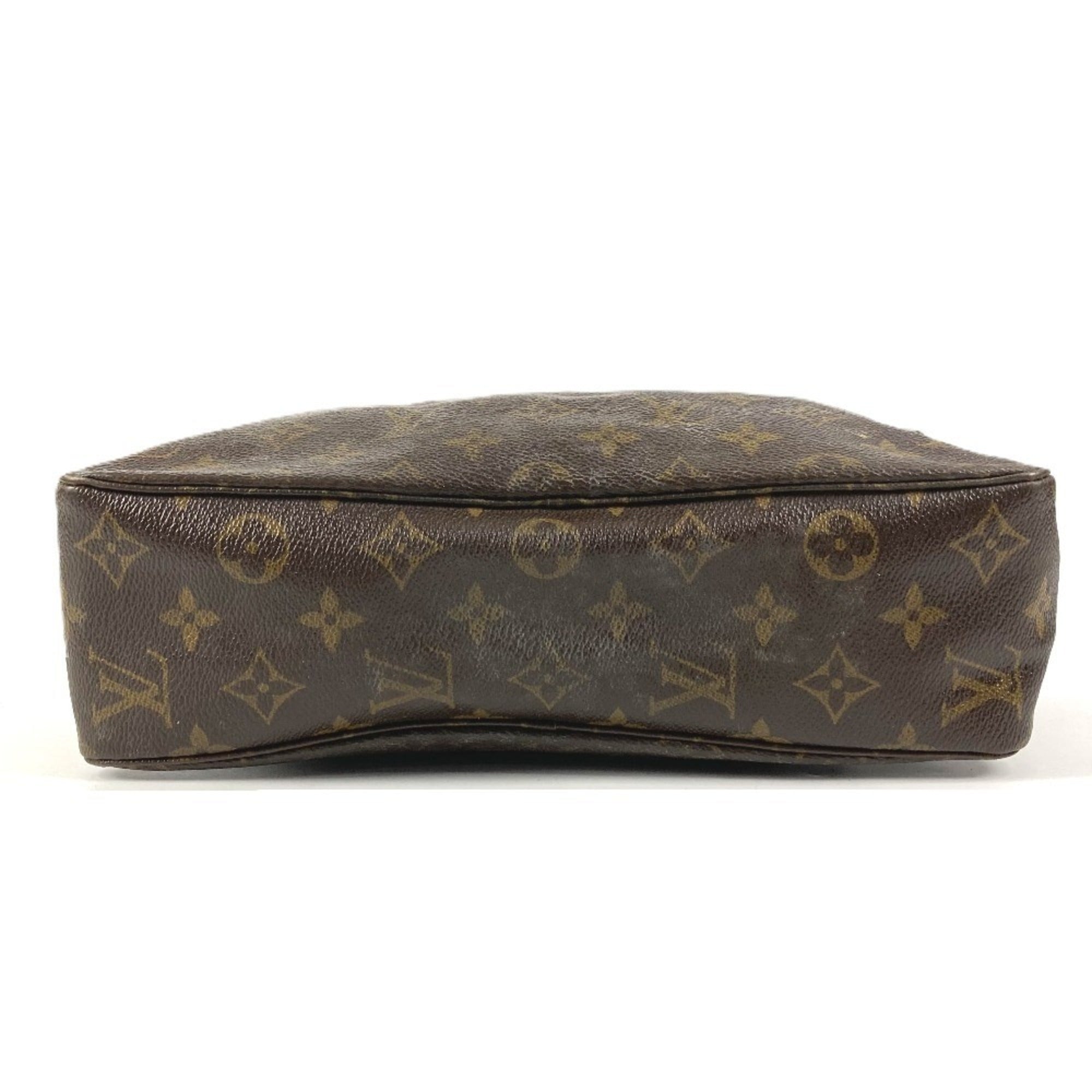 Louis Vuitton Brown Monogram Canvas Clutch Bag Pouch (Pre-Owned)