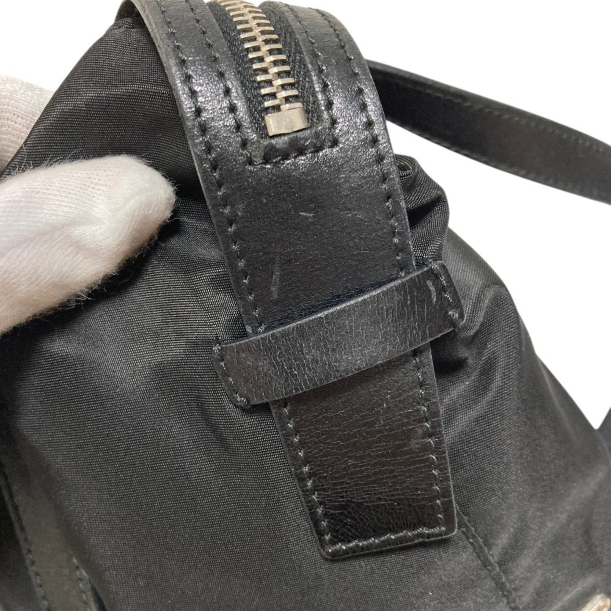 Prada Black Nylon Tote Bag (Pre-Owned)