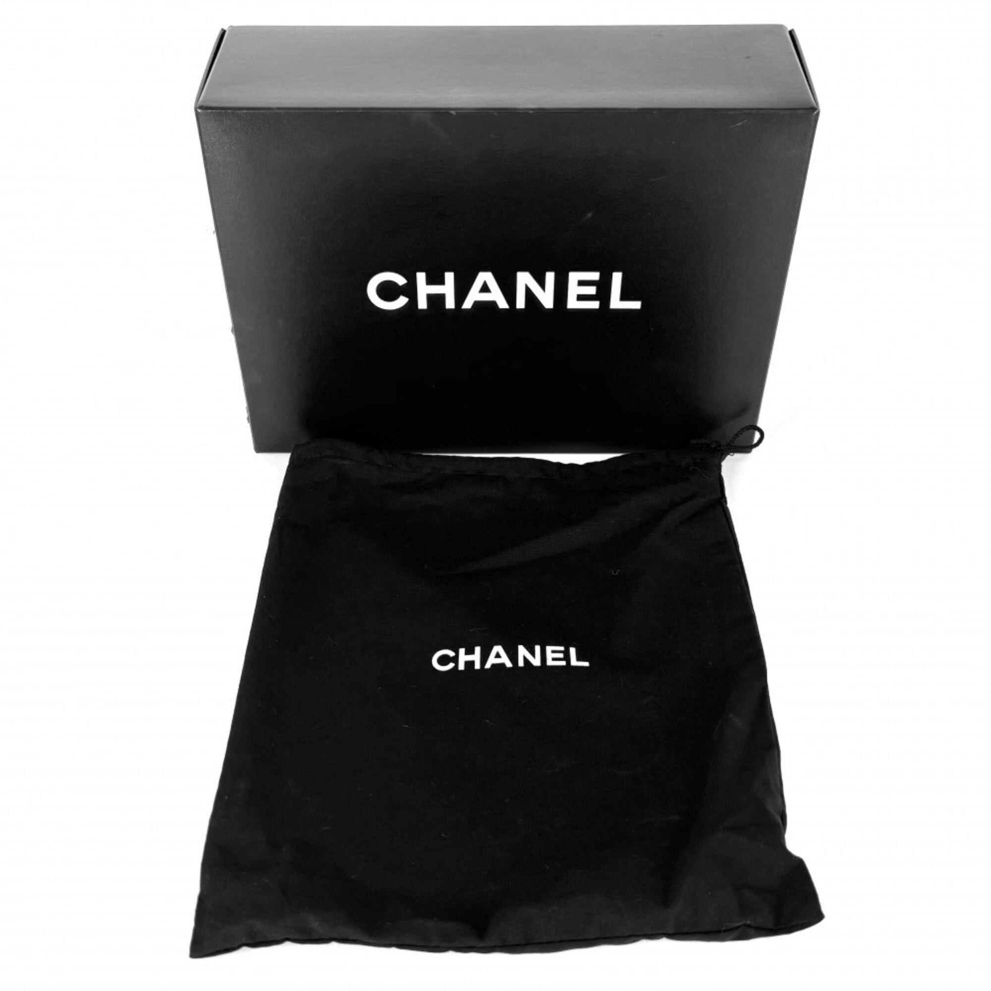 Chanel Navy Leather Shoulder Bag (Pre-Owned)