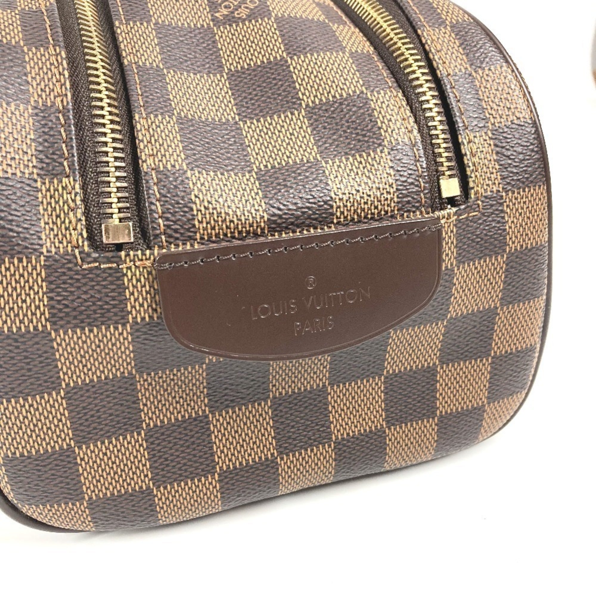 Louis Vuitton Brown Ebene Damier Canvas Pouch (Pre-Owned)