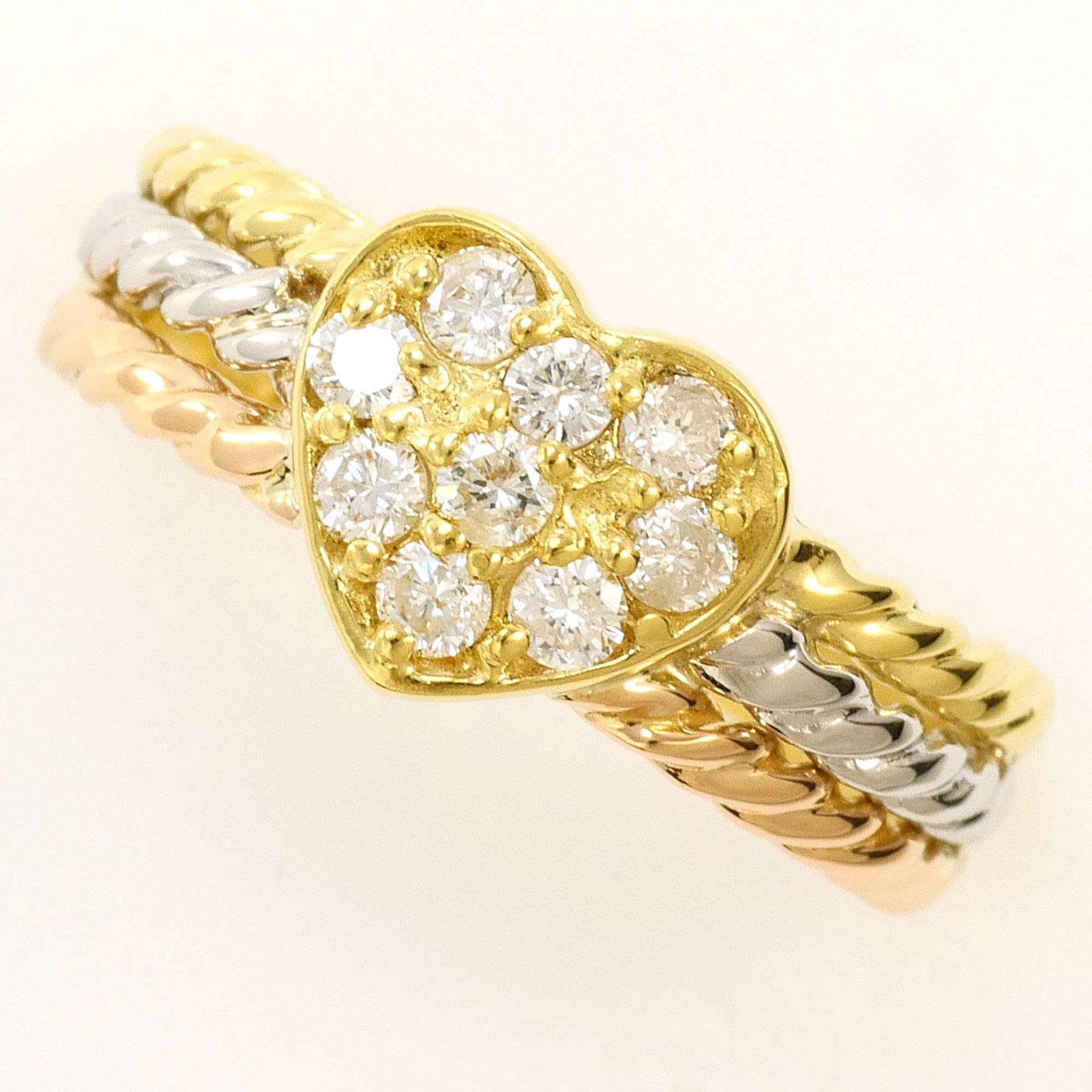 Unbranded Pink Gold Platinum Yellow Gold Yellow Gold (18K) Pink Gold (18K) Platinum 900 Band Ring (Pre-Owned)