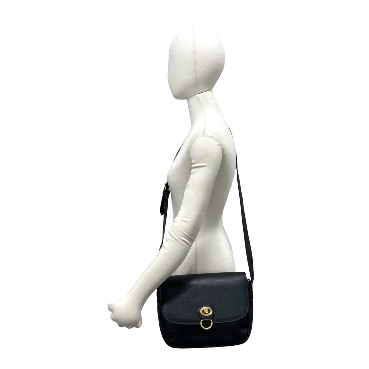 Burberry Black Leather Pochette Shoulder Bag (Pre-Owned)