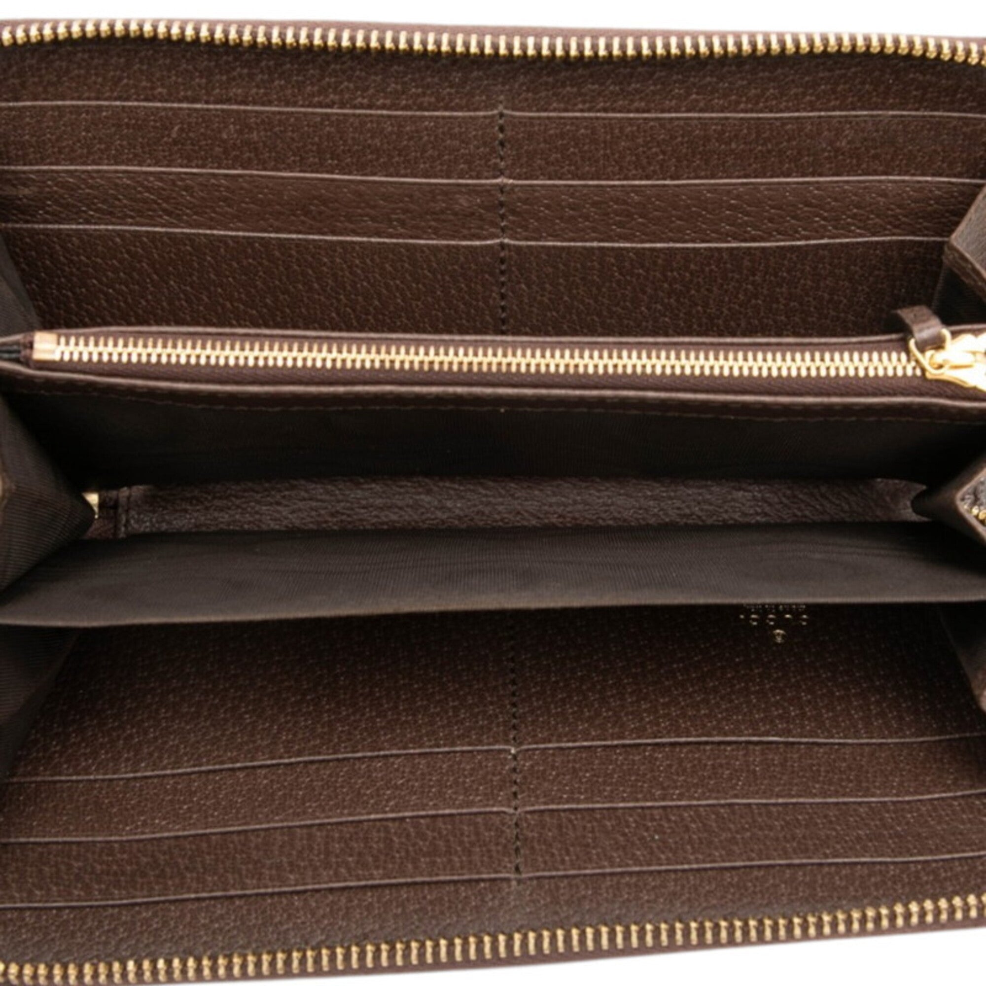 Gucci Brown Yellow Pvc Leather Long Wallet (Bi-Fold) (Pre-Owned)
