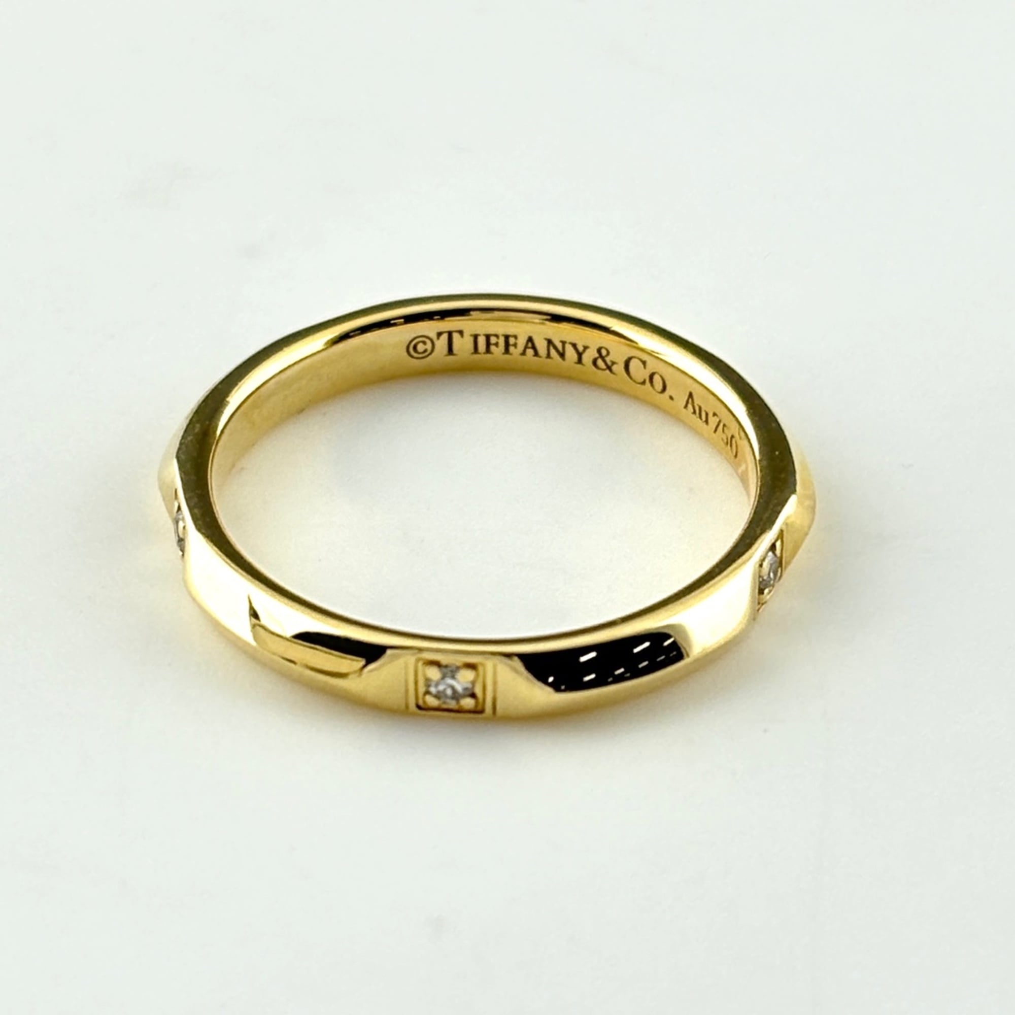 Tiffany Yellow Gold (18K) Band Ring (Pre-Owned)