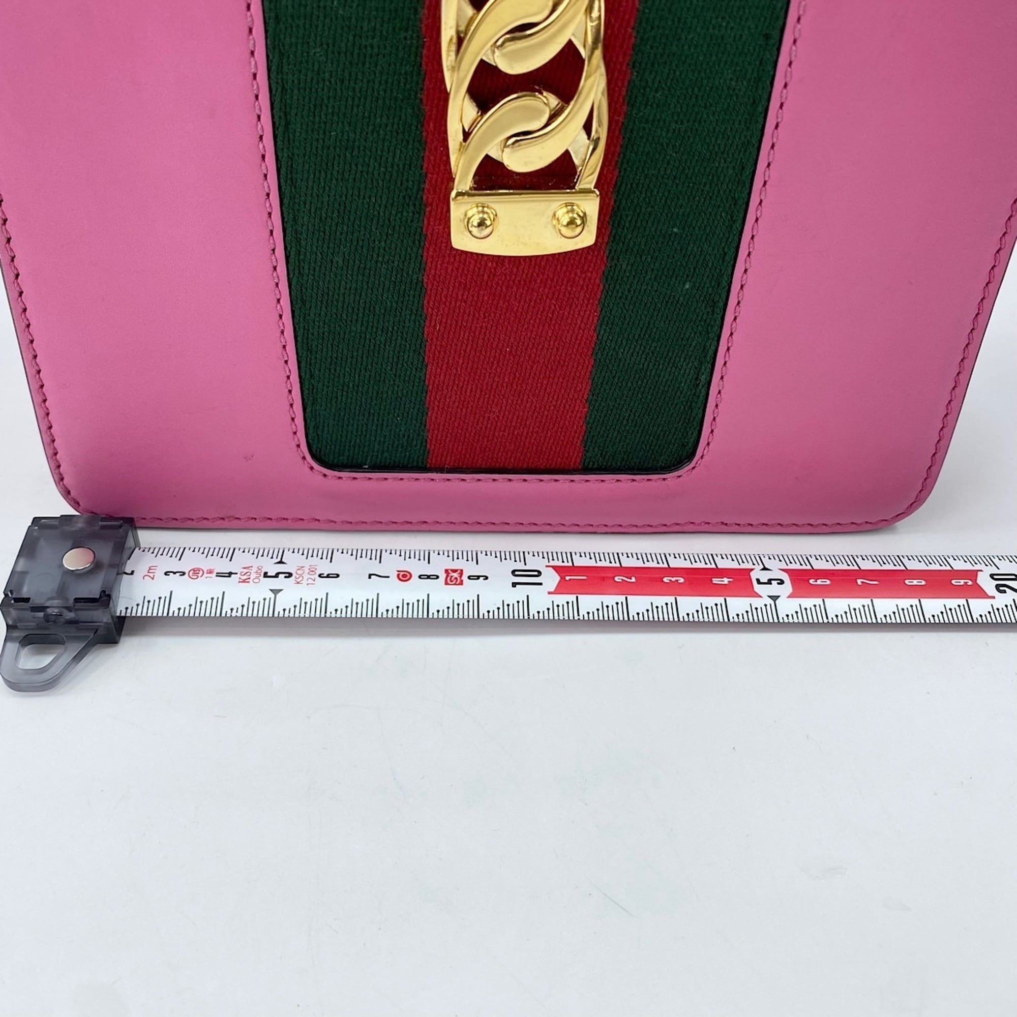 Gucci Sherry Line Pink Shoulder Bag (Pre-Owned)