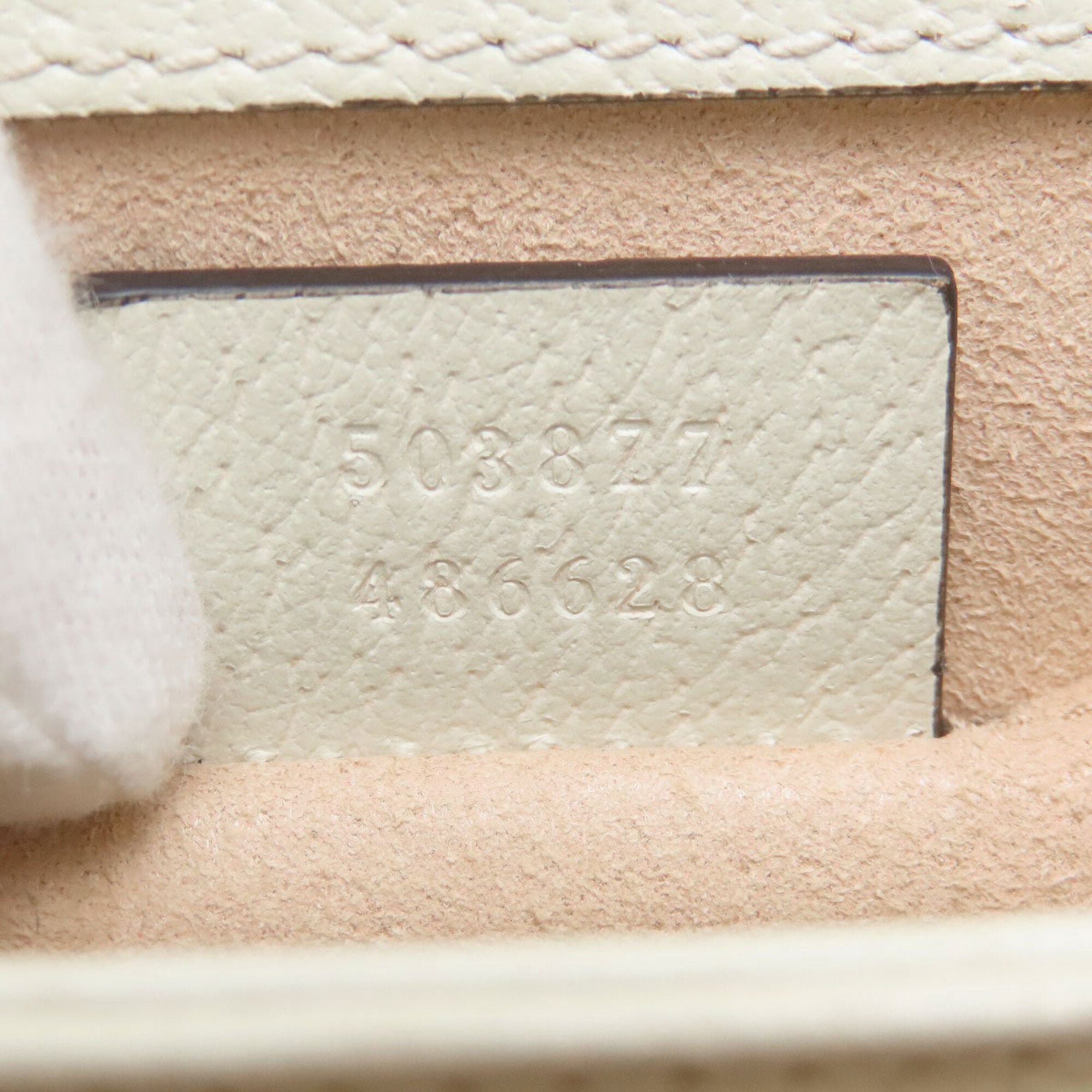 Gucci White Leather Shoulder Bag (Pre-Owned)