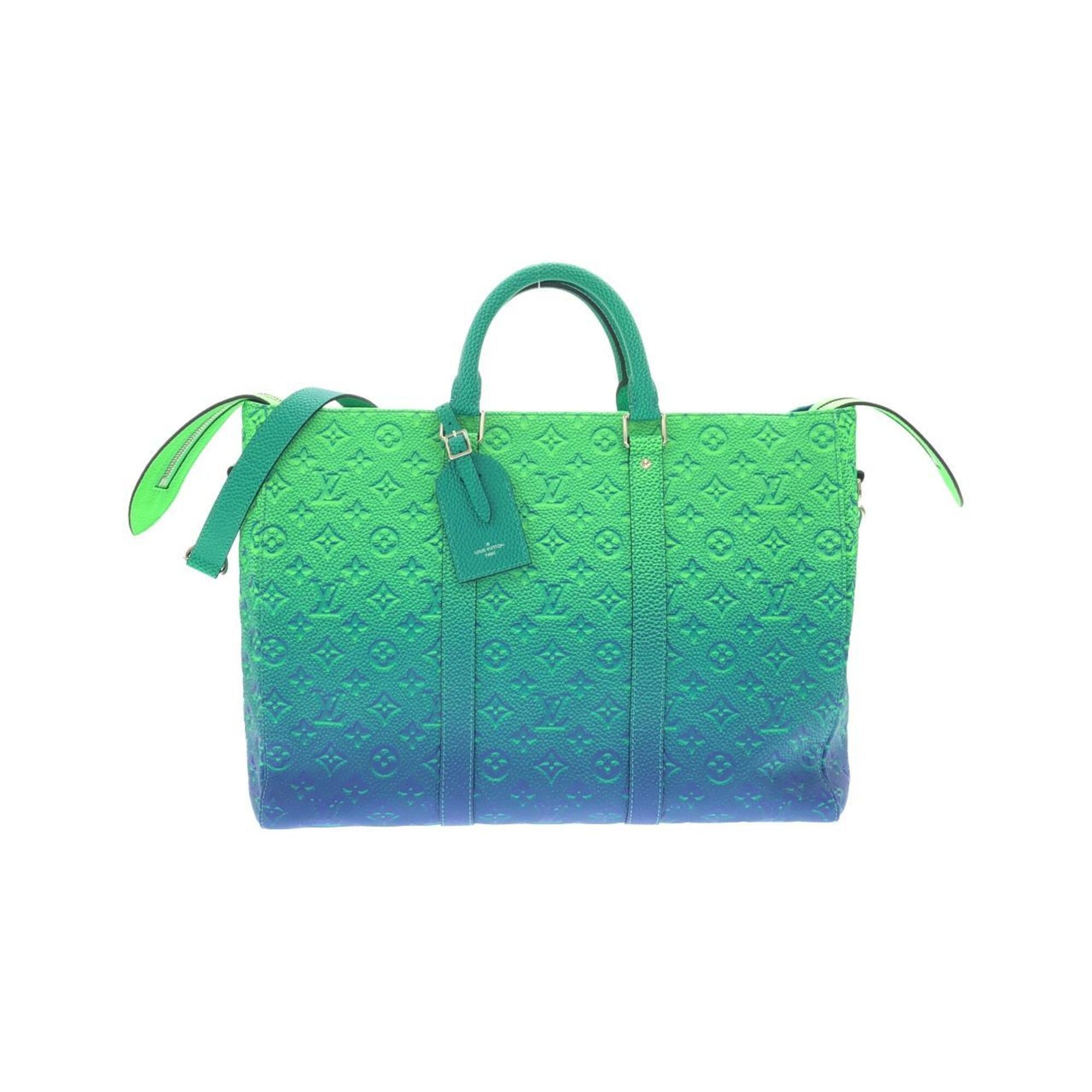 Louis Vuitton Blue Vert Leather Handbag (Pre-Owned)