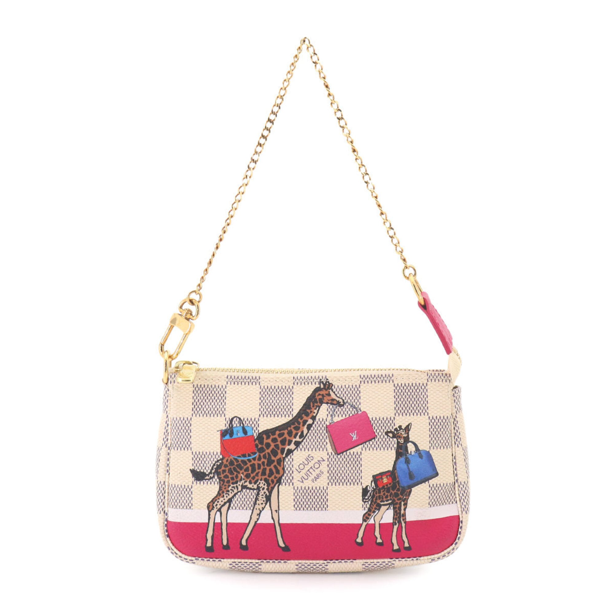 Louis Vuitton Damier Azur Multi-Color White Damier Azur Handbag Pochette (Pre-Owned)