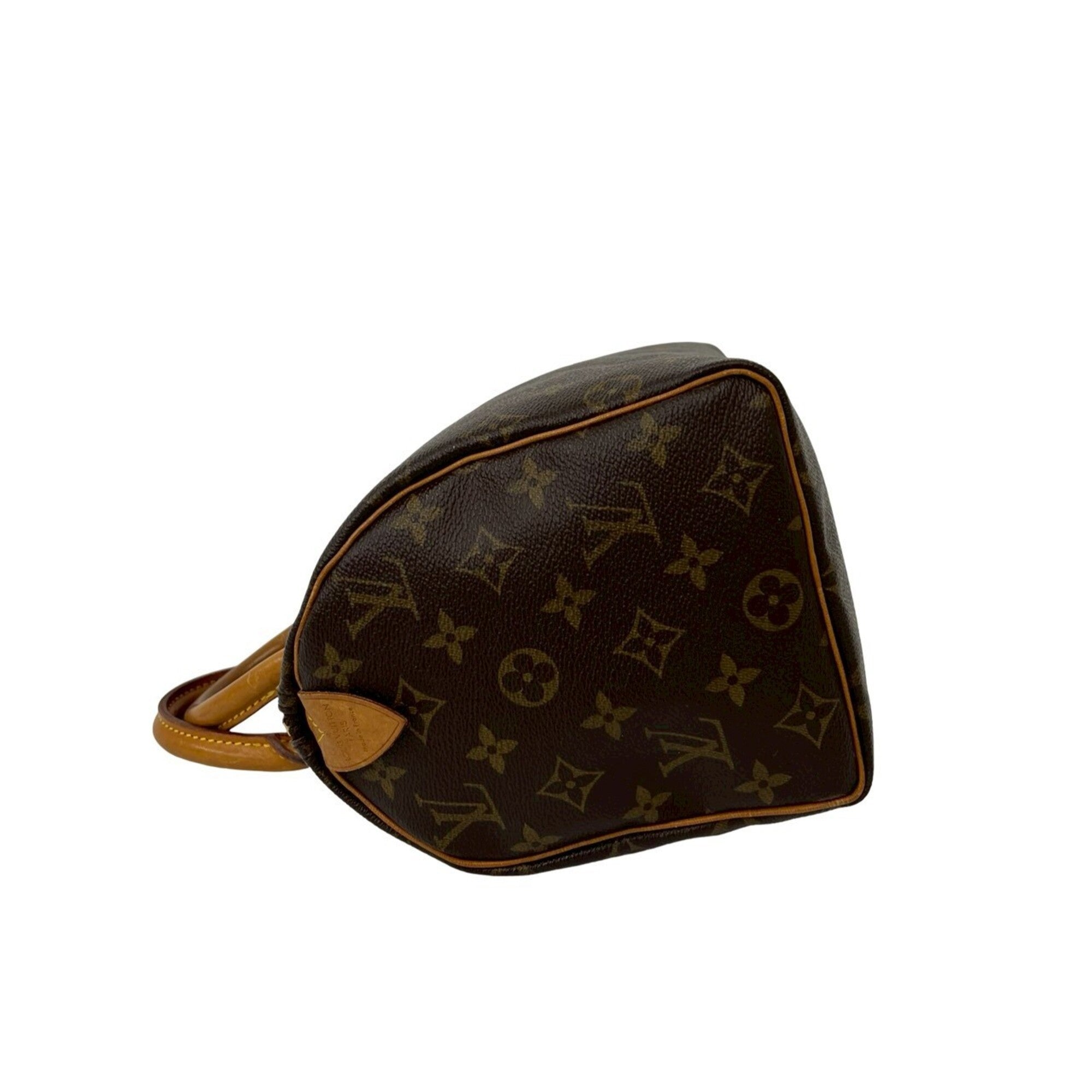 Louis Vuitton Brown Leather Pvc Boston Bag Handbag (Pre-Owned)