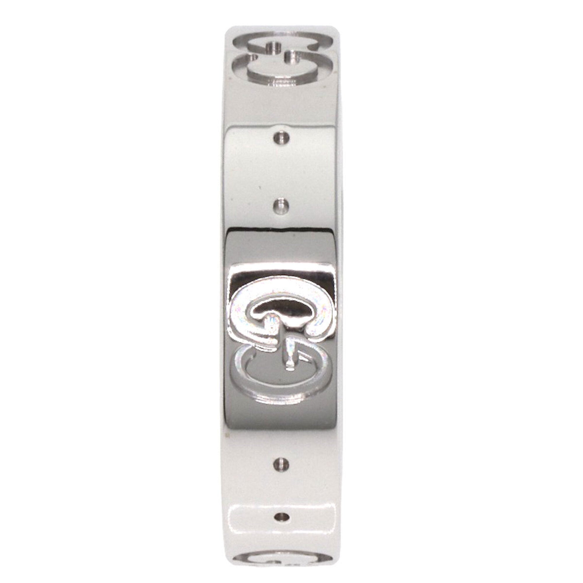 Gucci Icon White Gold (18K) Band Ring (Pre-Owned)