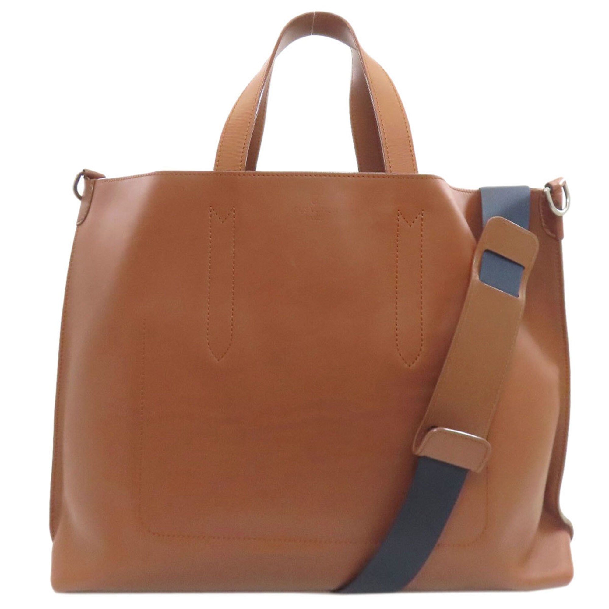 Louis Vuitton Brown Leather Tote Bag (Pre-Owned)