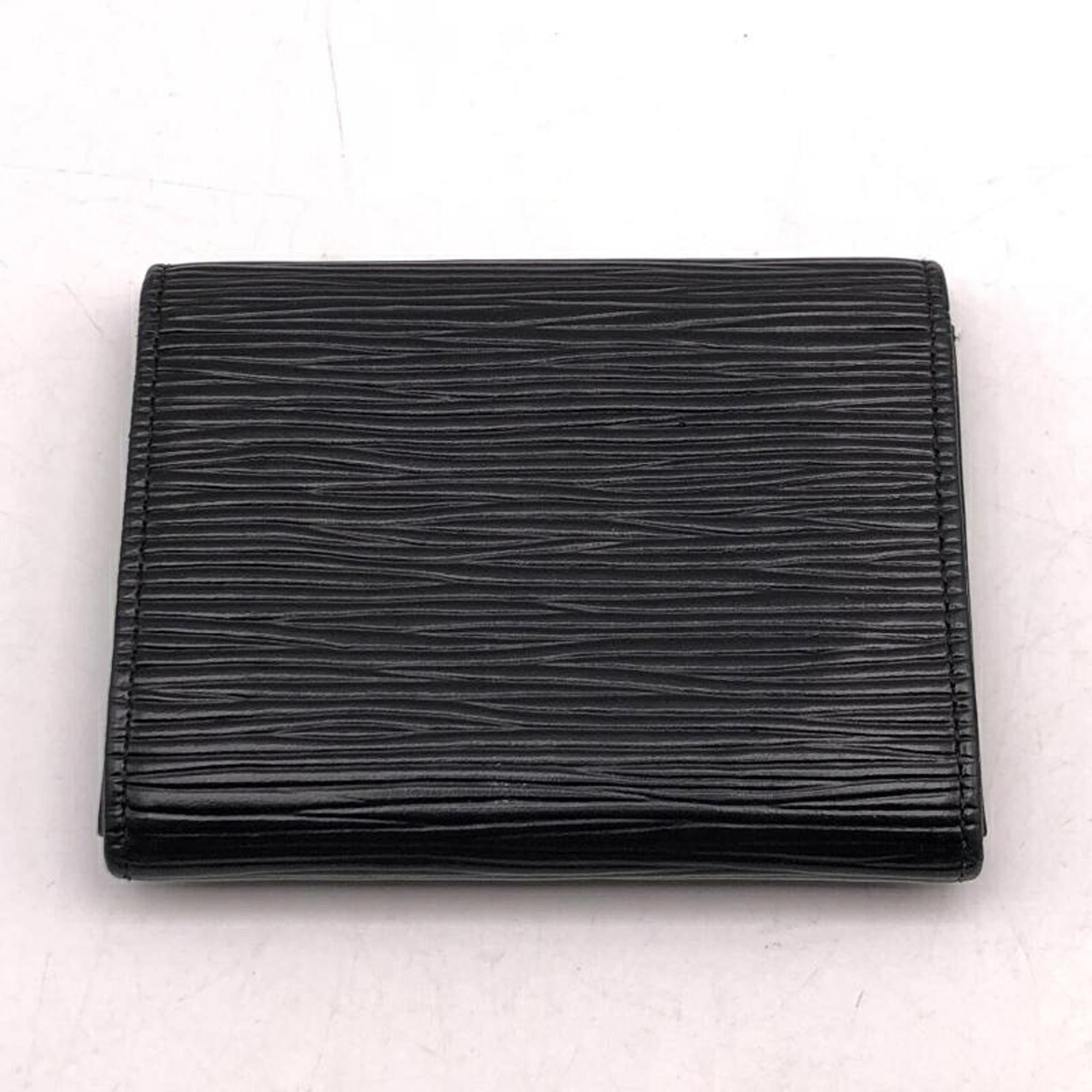 Louis Vuitton Epi Black Epi Leather Coin Purse/Coin Case (Pre-Owned)