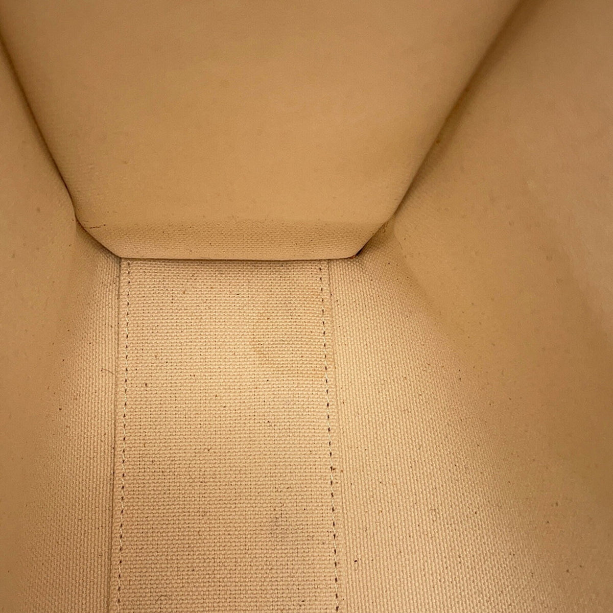 Celine Beige Camel Canvas Leather Tote Bag (Pre-Owned)