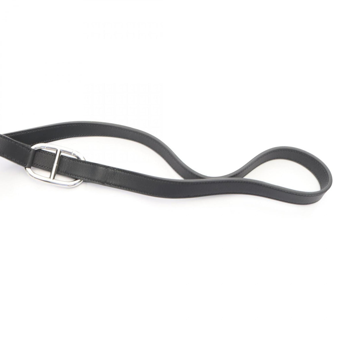 Hermes Black Swift Leather Fanny Pack Handbag (Pre-Owned)