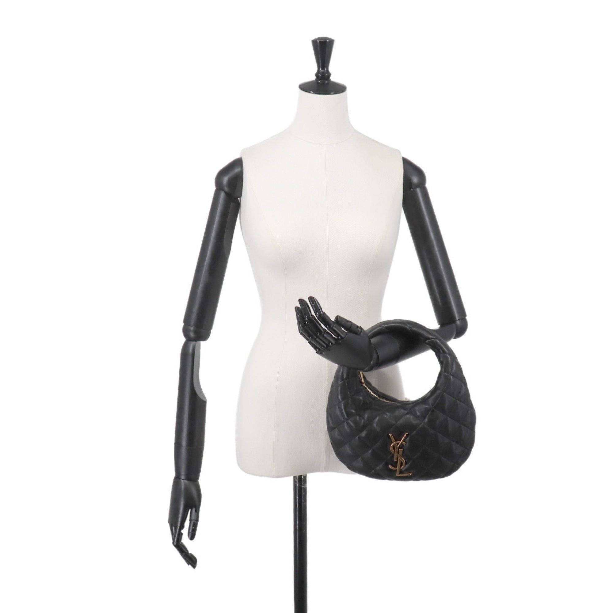 Saint Laurent Black Leather Handbag (Pre-Owned)