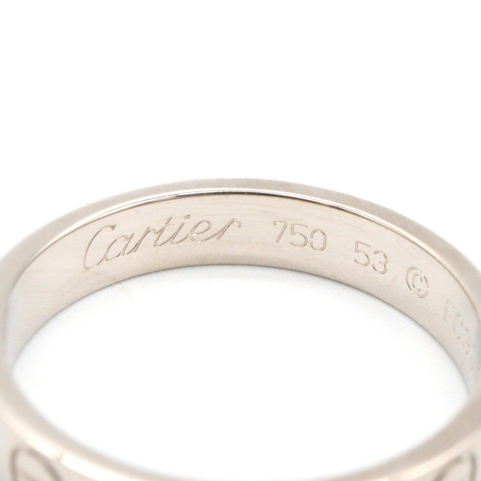 Cartier Silver White Gold (18K) Band Ring (Pre-Owned)