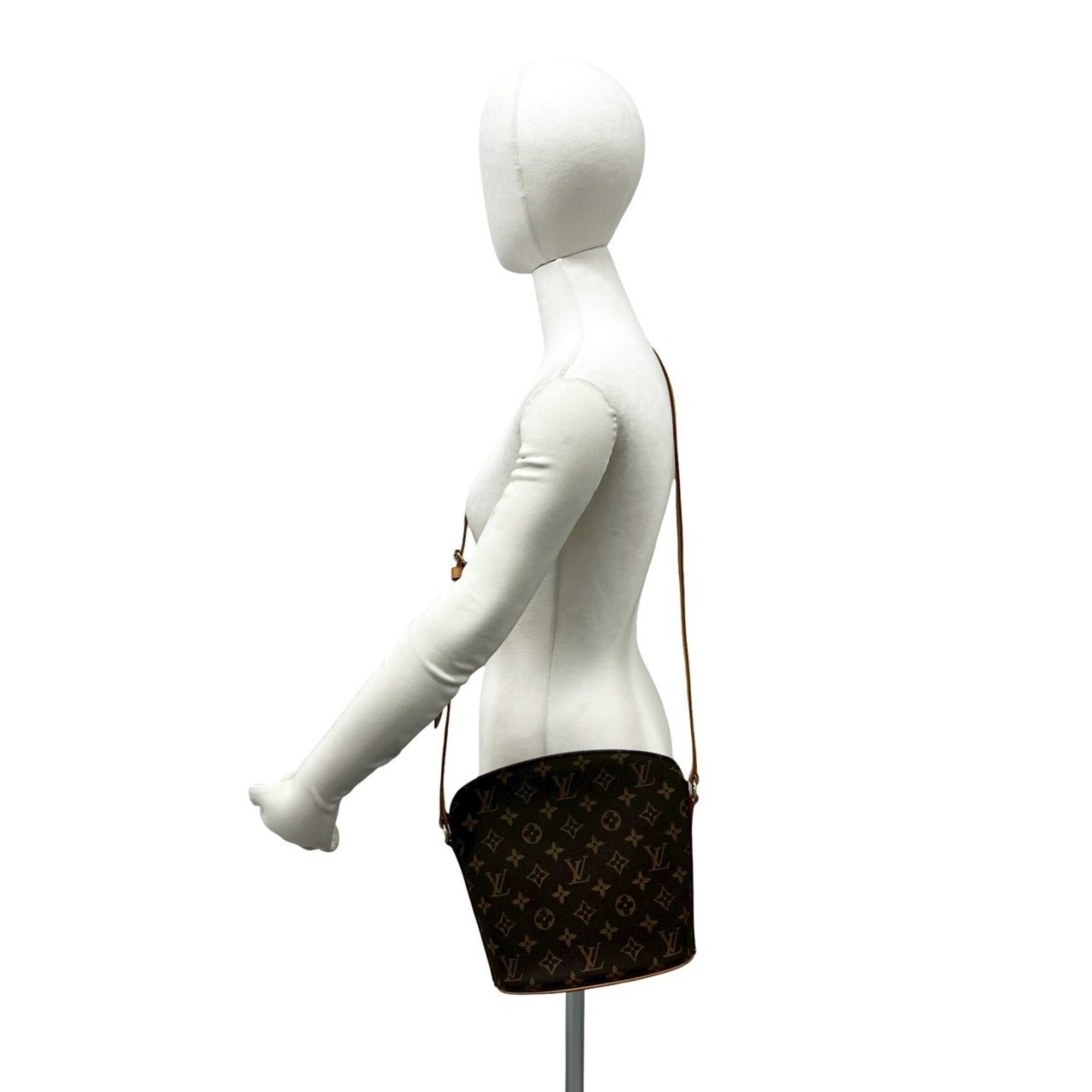 Louis Vuitton Brown Leather Pvc Pochette Shoulder Bag (Pre-Owned)