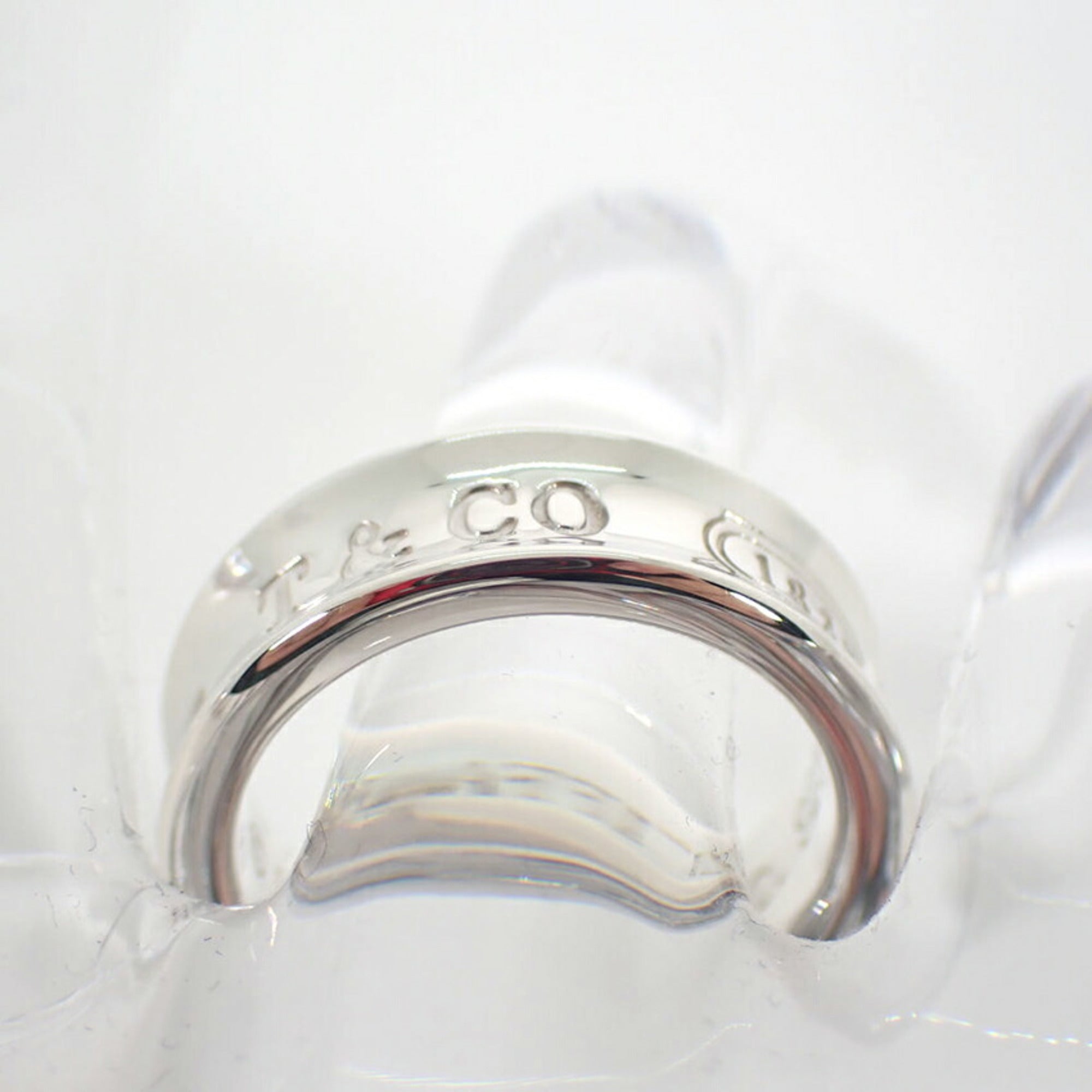 Tiffany Sterling Silver 925 Band Ring (Pre-Owned)