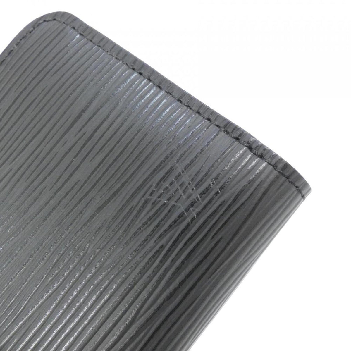 Louis Vuitton Black Leather Coin Purse/Coin Case (Pre-Owned)