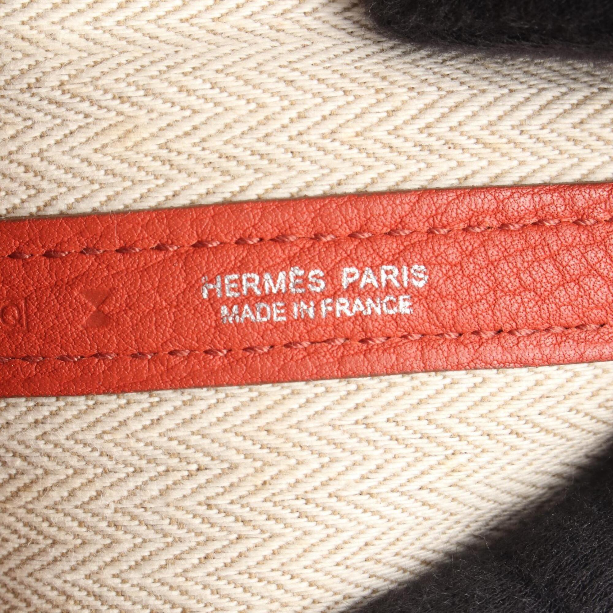 Hermes Red Color Negonda Leather Leather Handbag Tote Bag (Pre-Owned)