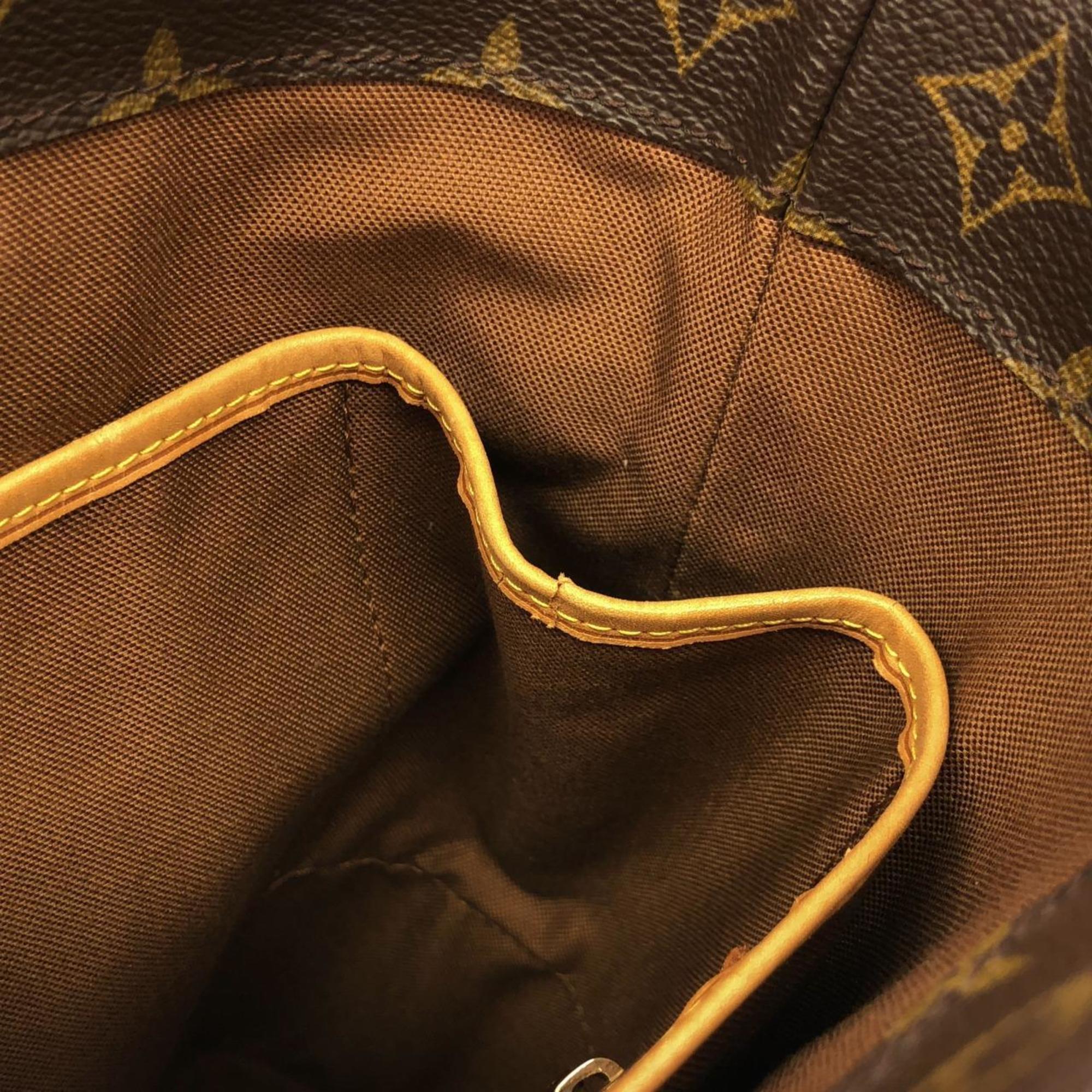 Louis Vuitton Marron Coated Canvas Handbag (Pre-Owned)