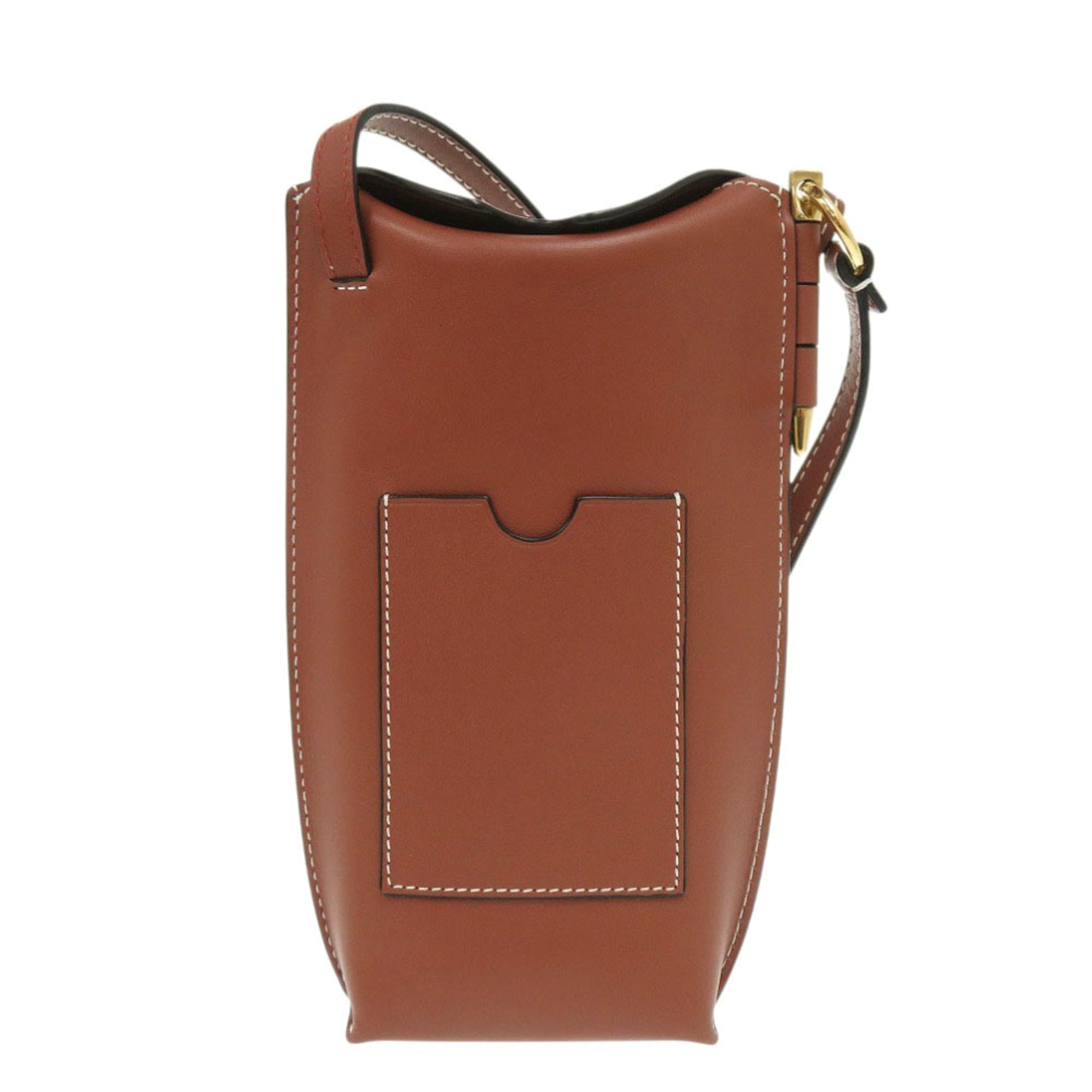 Loewe Brown Leather Shoulder Bag (Pre-Owned)