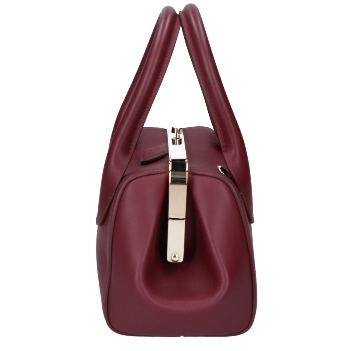 Chloé Burgundy Leather Handbag Shoulder Bag (Pre-Owned)