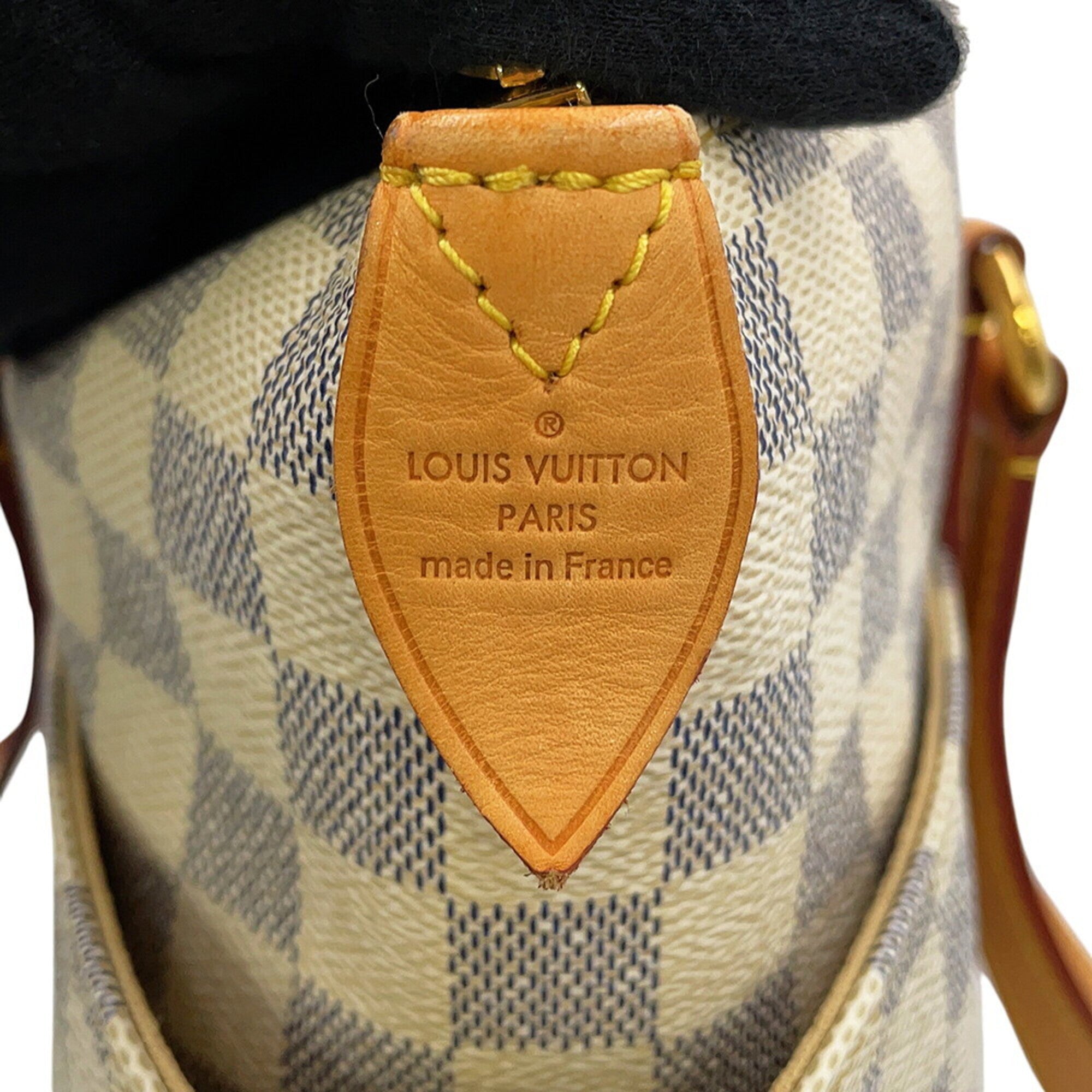 Louis Vuitton Damier Azur Beige Damier Azur Handbag Shoulder Bag (Pre-Owned)
