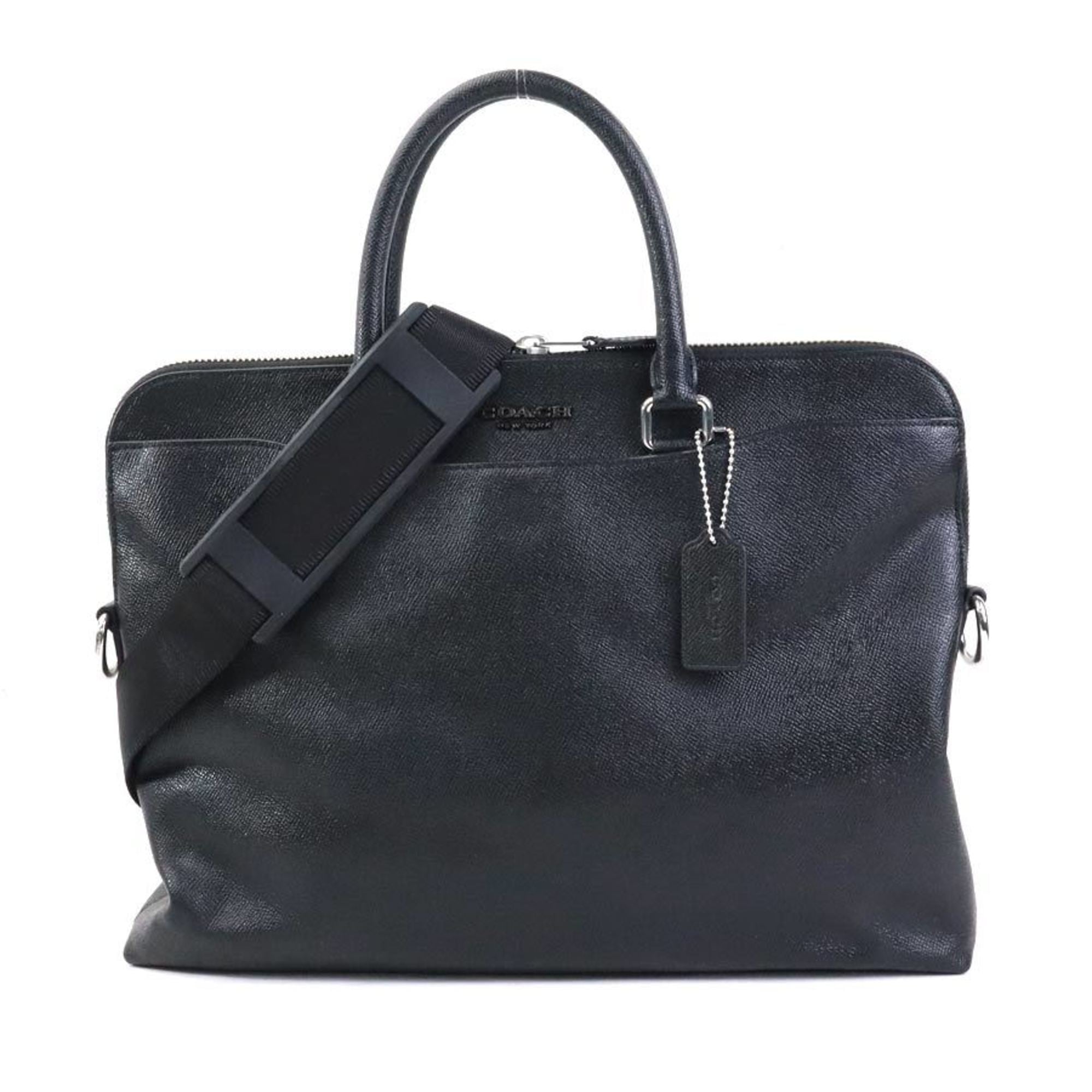 Coach Black Leather Handbag Shoulder Bag (Pre-Owned)